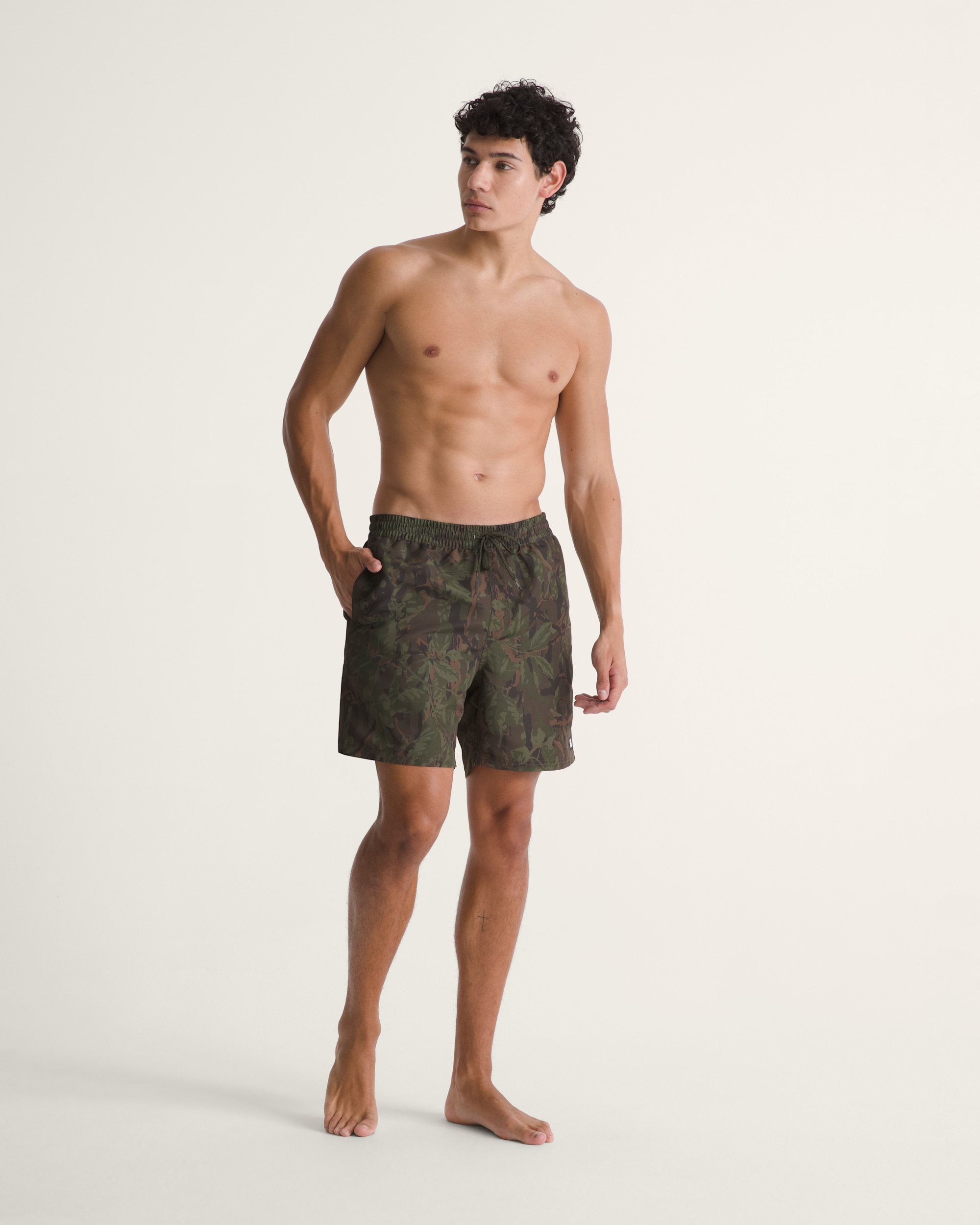 Primary II Elastic Printed Boardshorts VANS Obsidian Fern Green ALT3