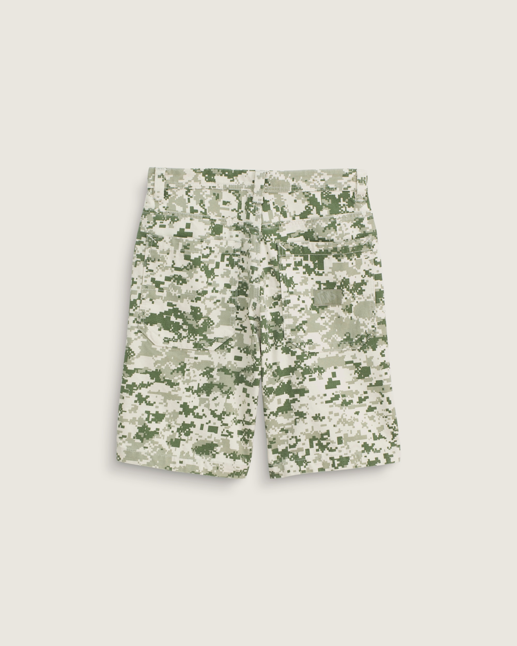 Premium Check5 Baggy Canvas Short VANS Digi Camo Green ALT1