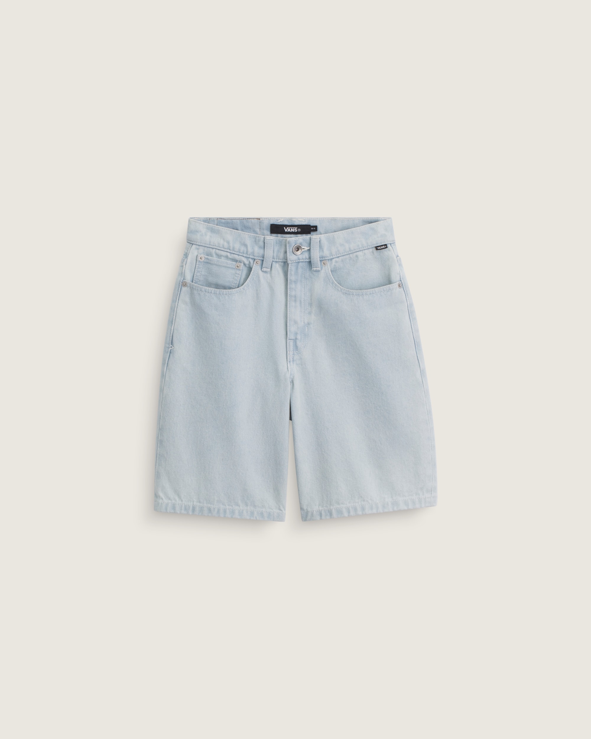 Kids Check5 Baggy Denim Shorts VANS Ice Blue HERO