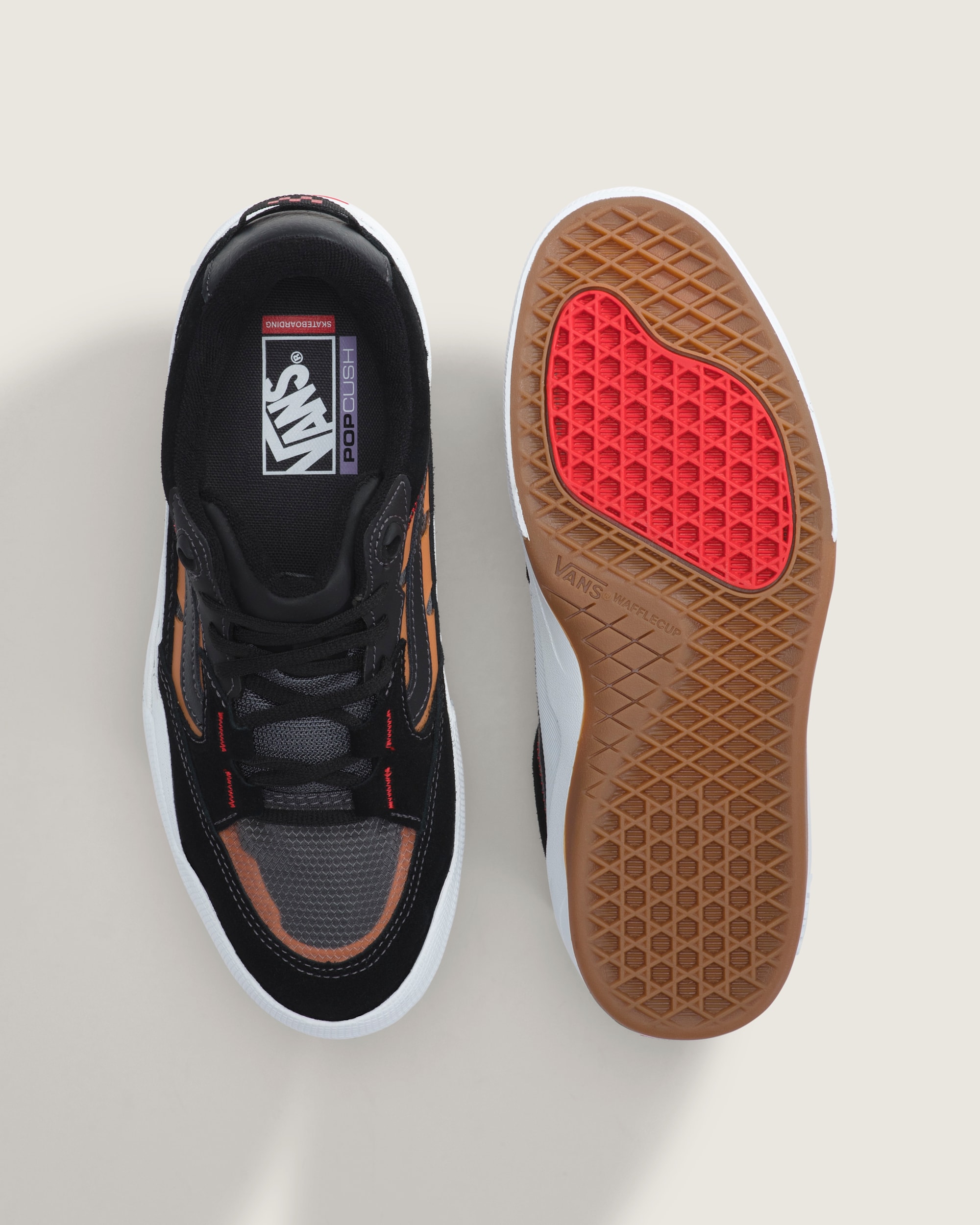 Skate 2 Wayvee Shoe VANS Black  Flame Red ALT2