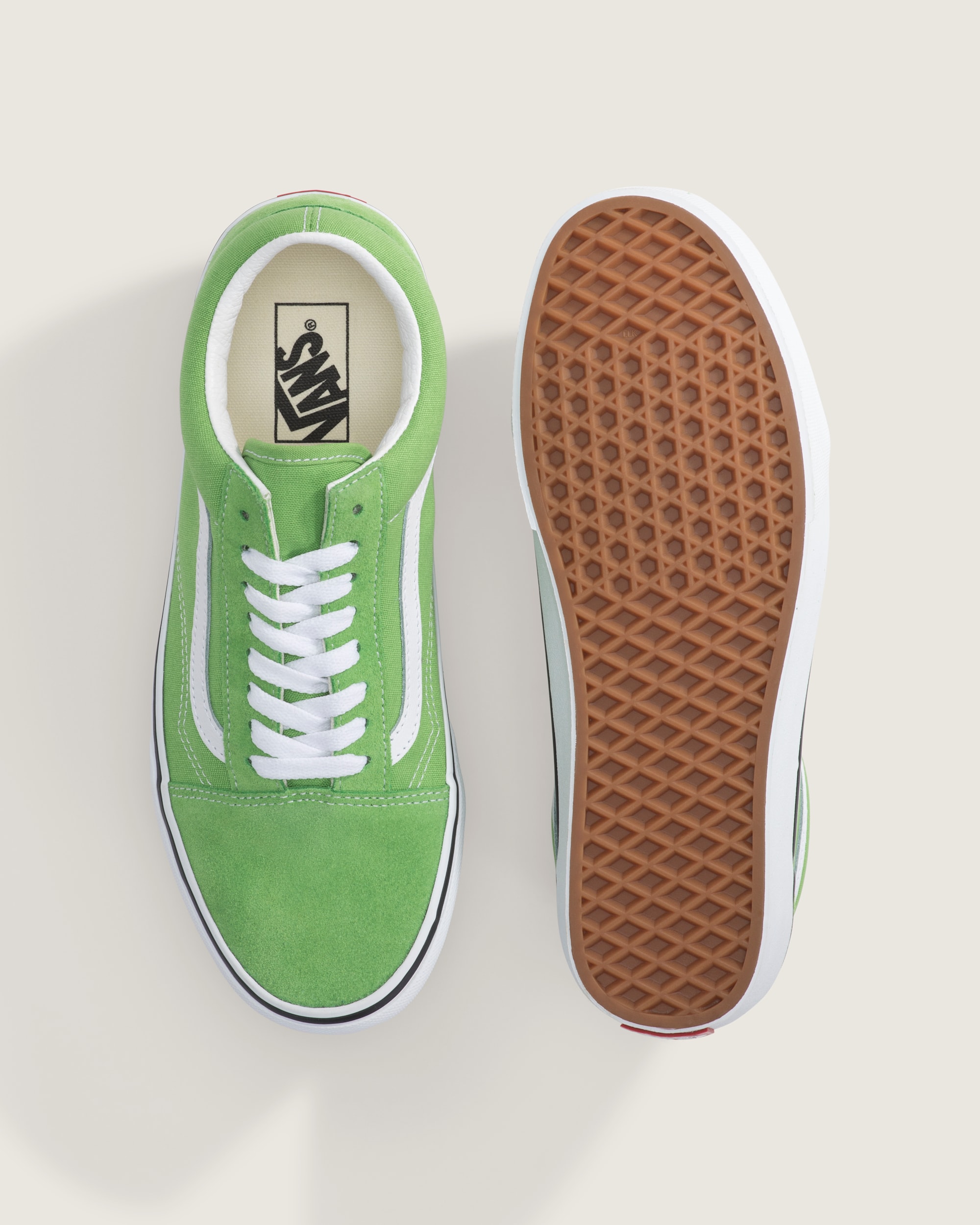 Old Skool Shoe VANS Lime Burst Green ALT2