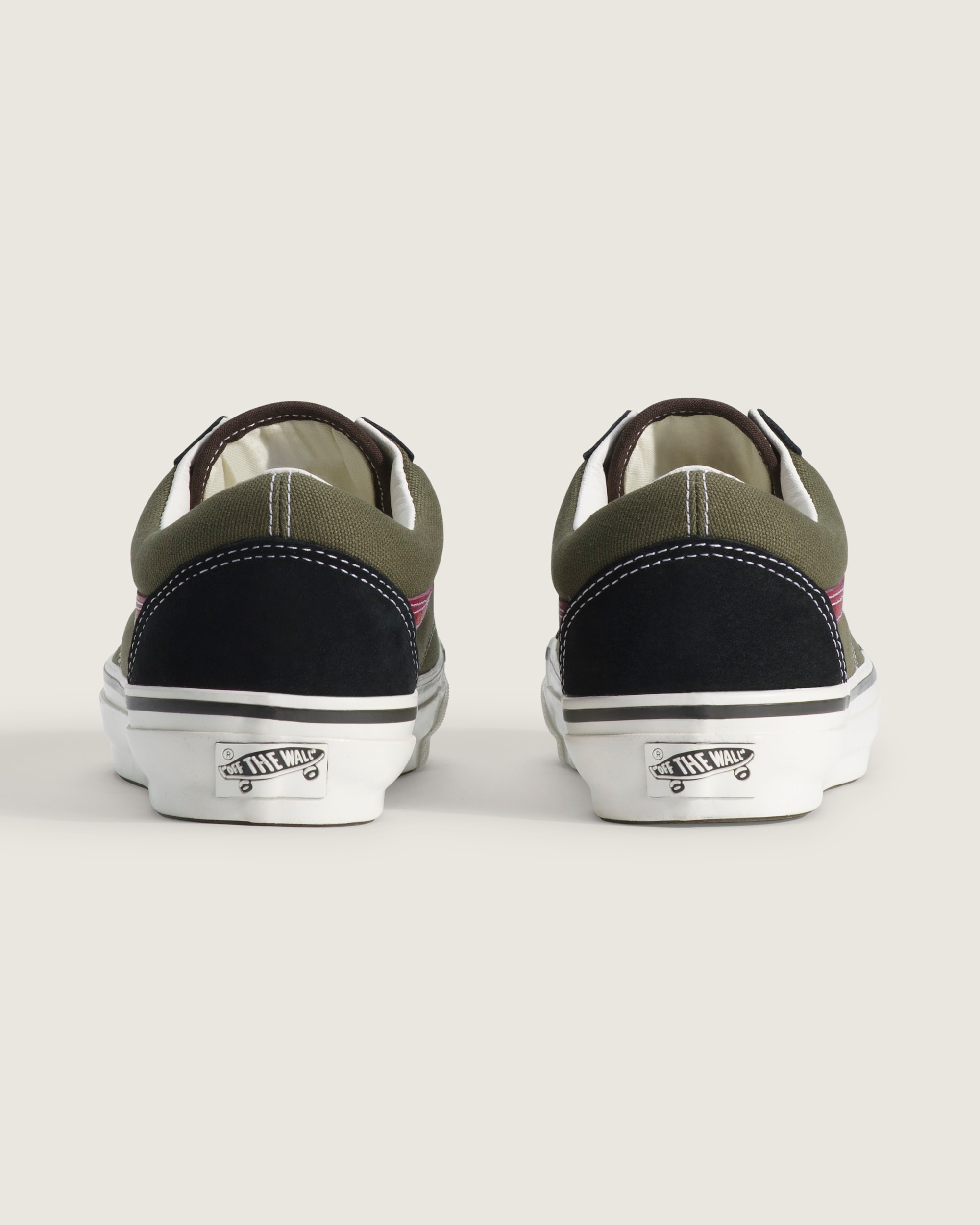 Premium Old Skool Shoe VANS Black  Olive Green ALT3