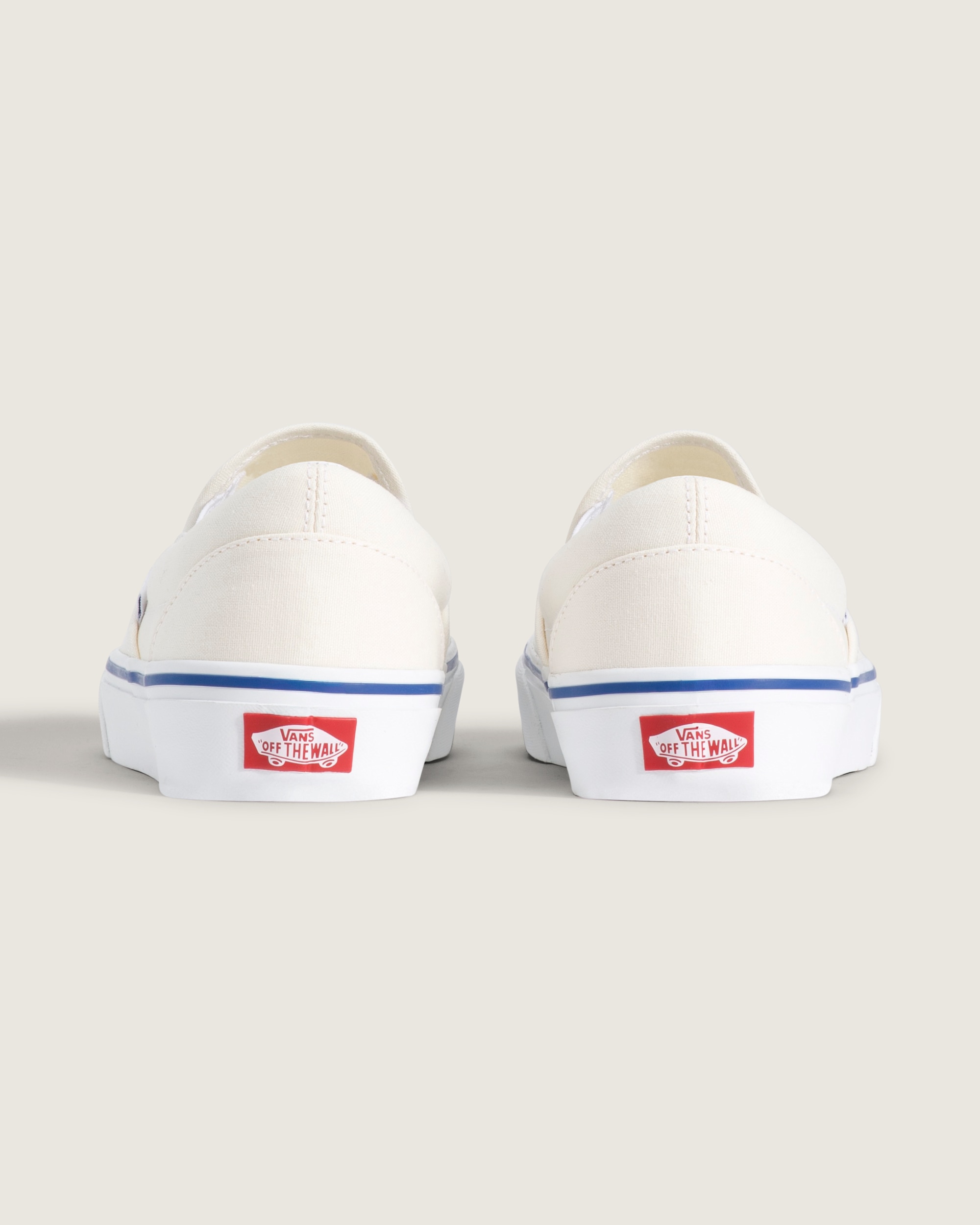 Classic SlipOn Shoe VANS Marshmallow White  Blue ALT3