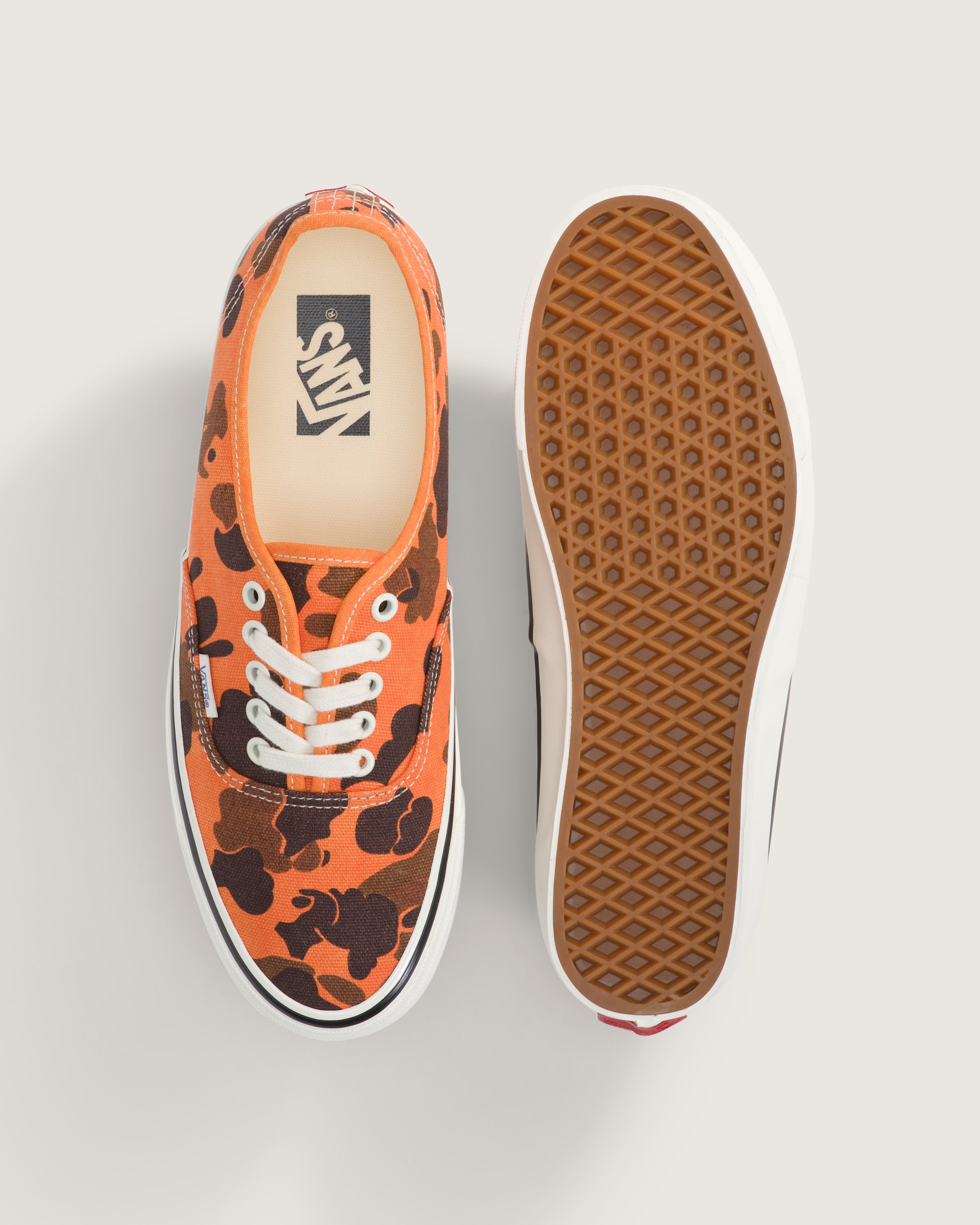 Premium Authentic Shoe VANS Duck Camo Orange ALT2