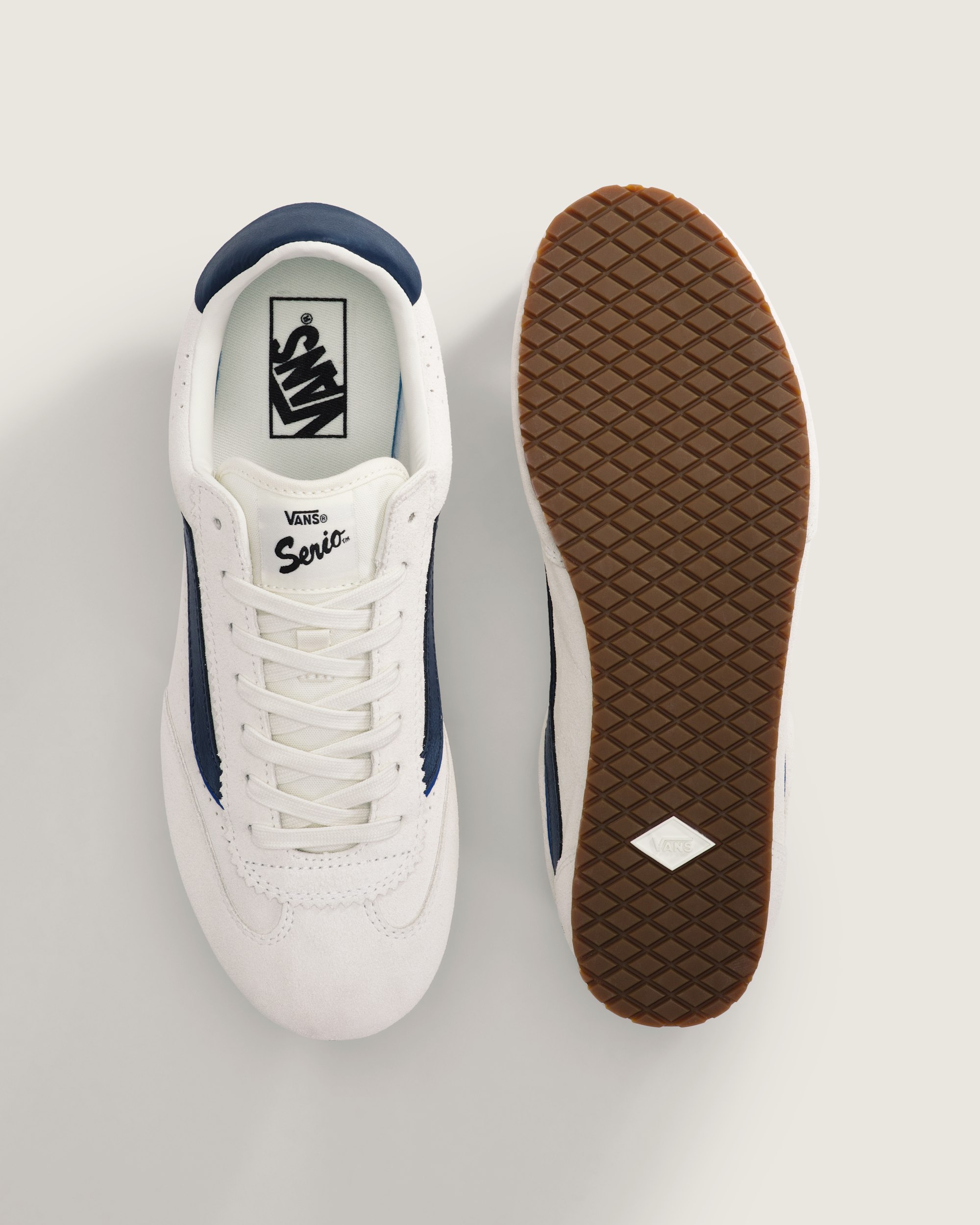 Super Lowpro Shoe VANS Marshmallow White  Blue ALT2