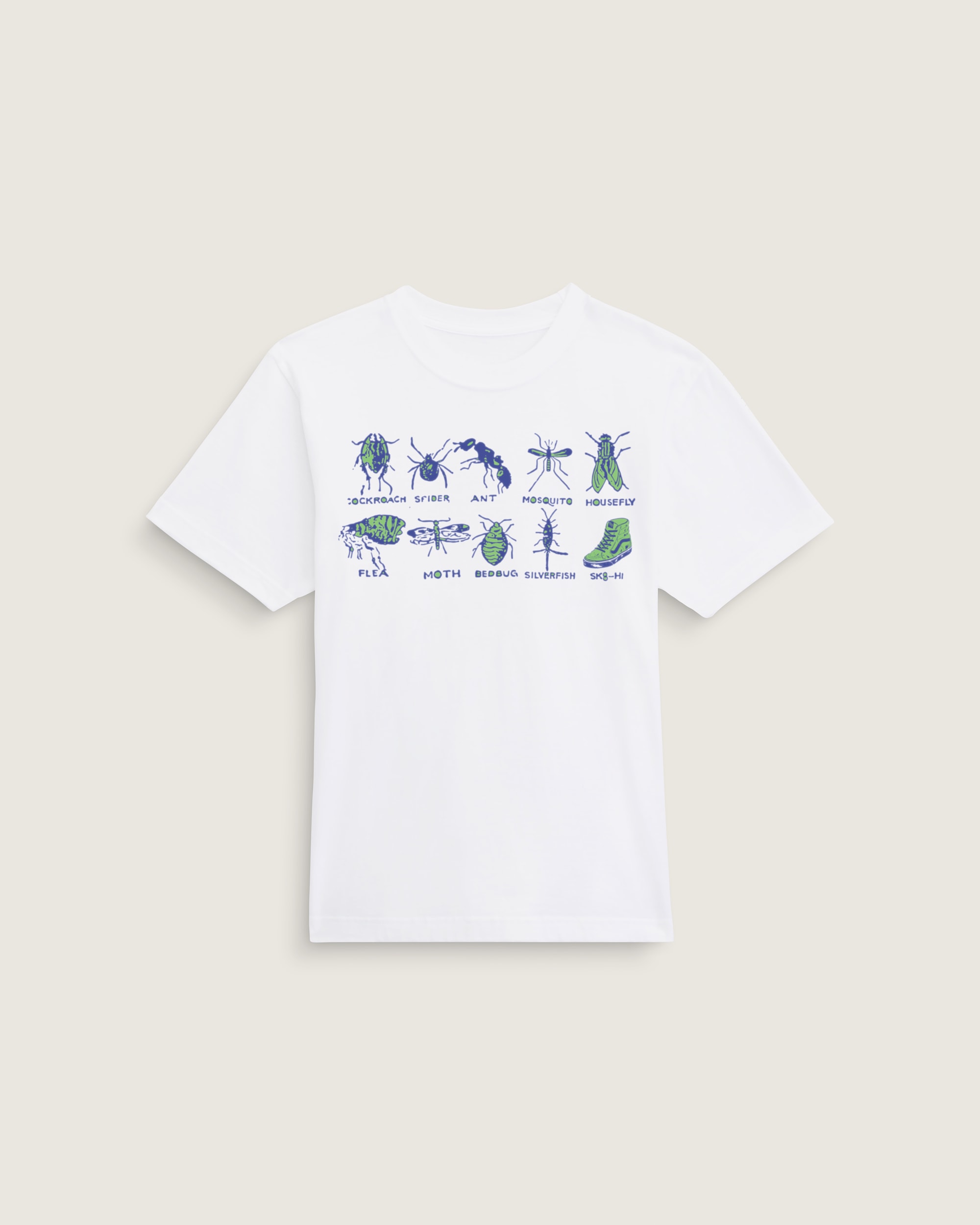 Littly Fly Guy TShirt VANS White HERO