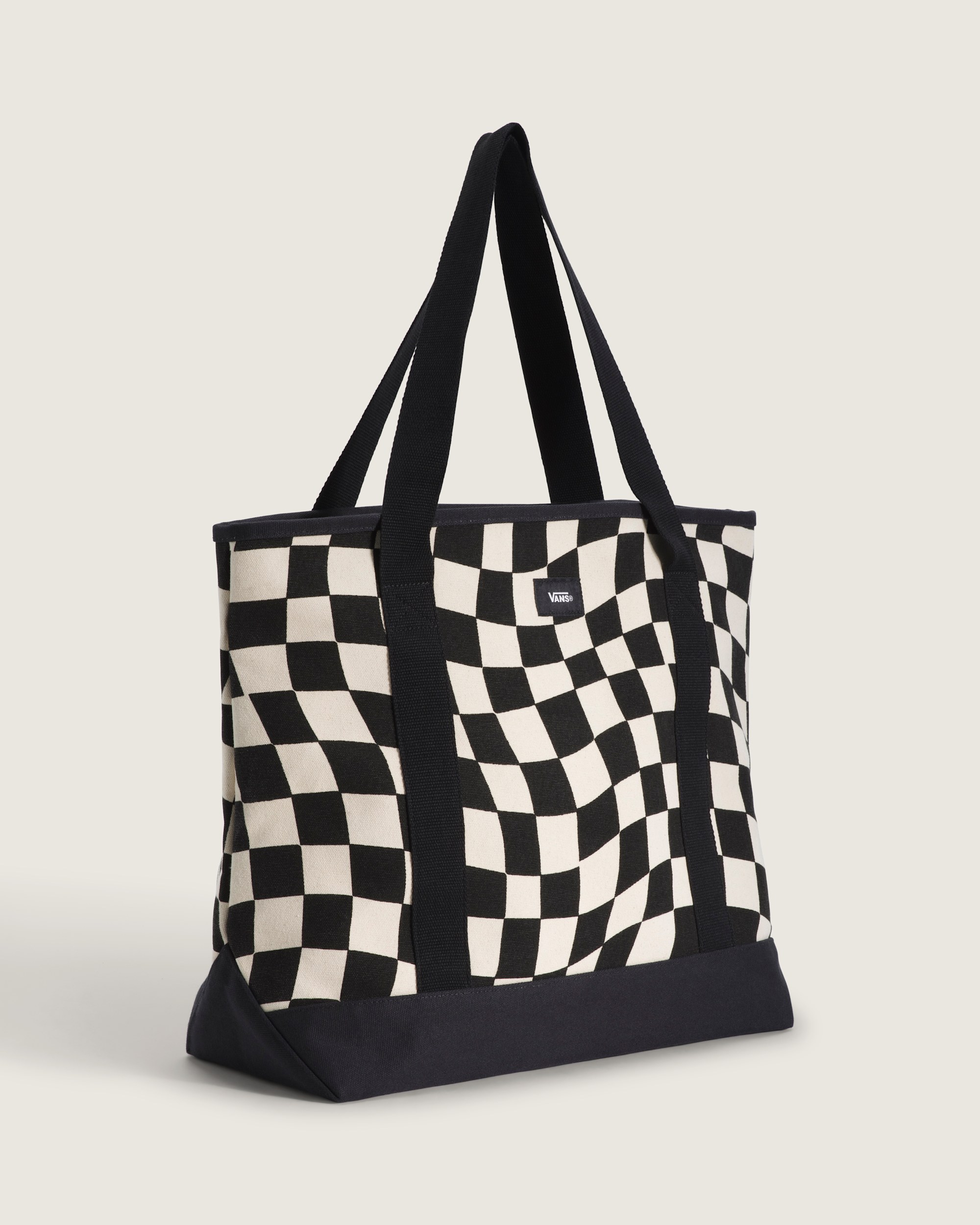 Pergs Checkerboard Tote Bag VANS Marshmallow White ALT2