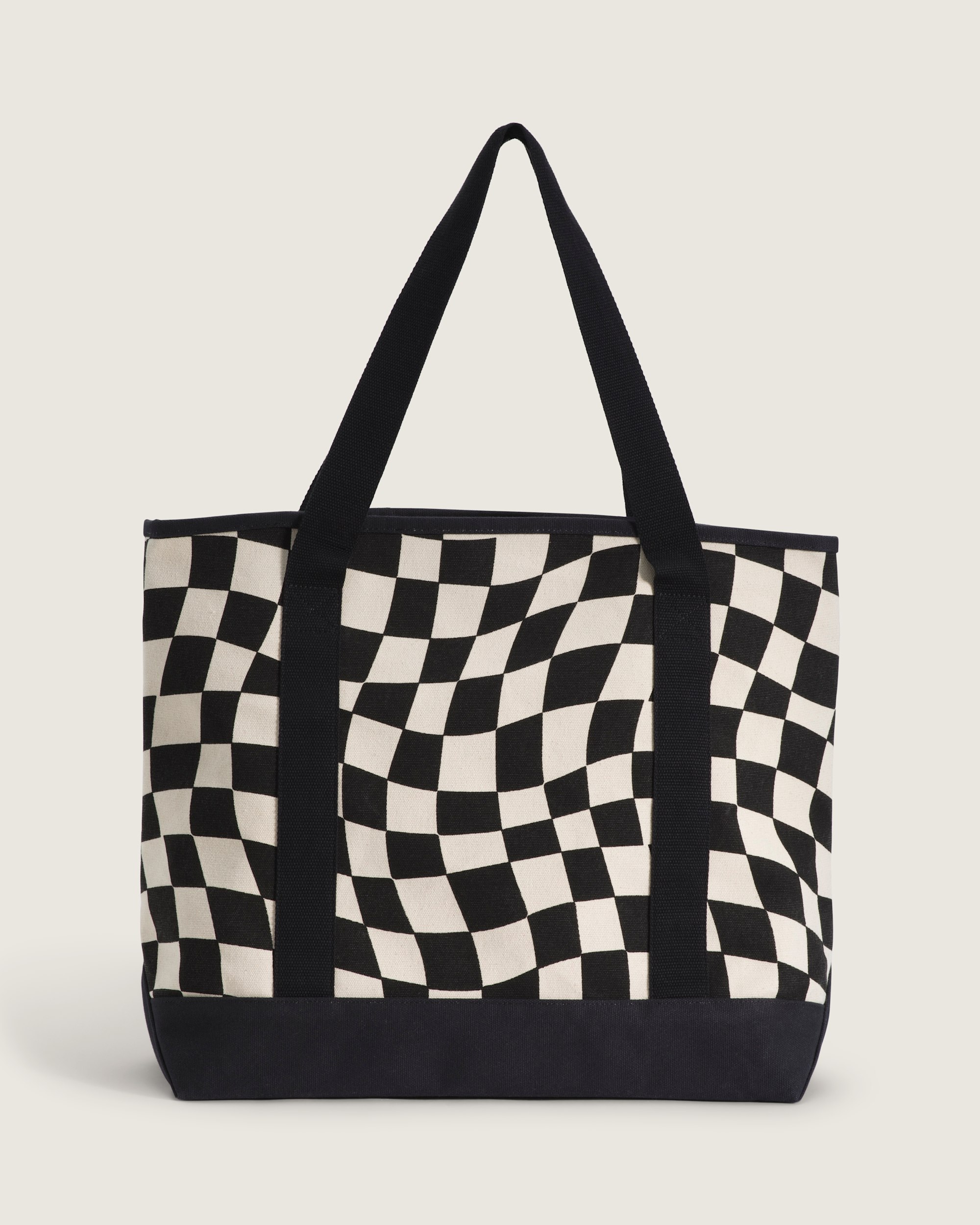 Pergs Checkerboard Tote Bag VANS Marshmallow White ALT1
