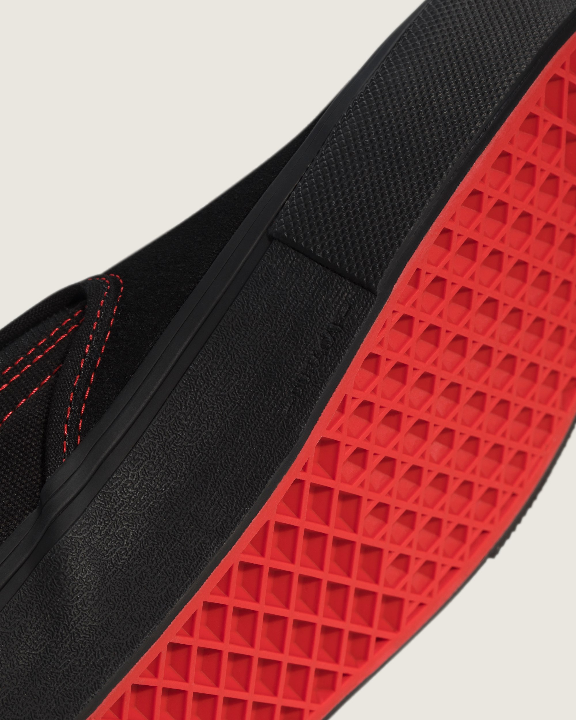 Skate SlipOn Shoe VANS Black  Black  Red ALT5