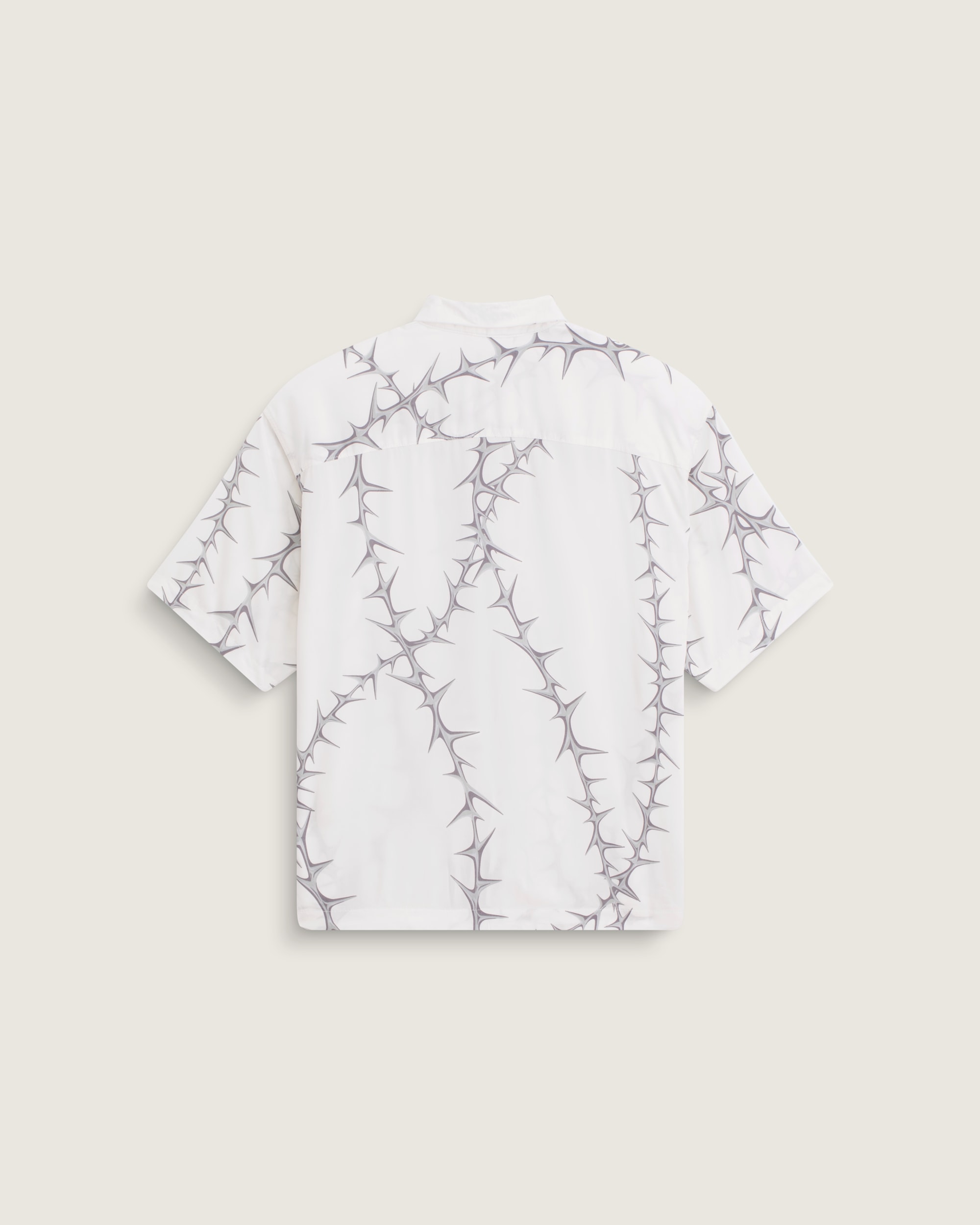 Van Doren Printed Camp Shirt VANS White ALT1