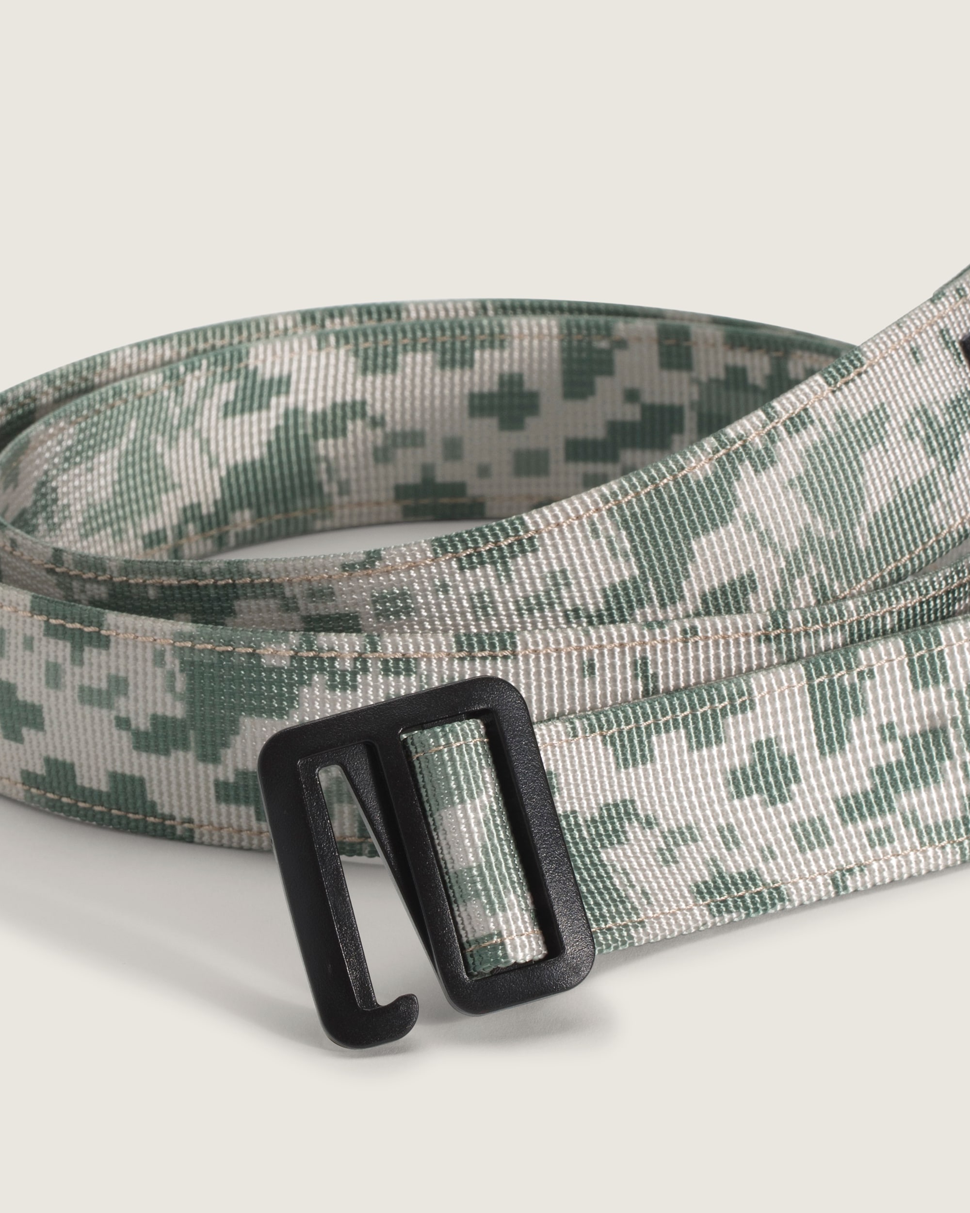 Oakden Web Belt VANS Neutral Olive Green  Marshmallow White ALT1