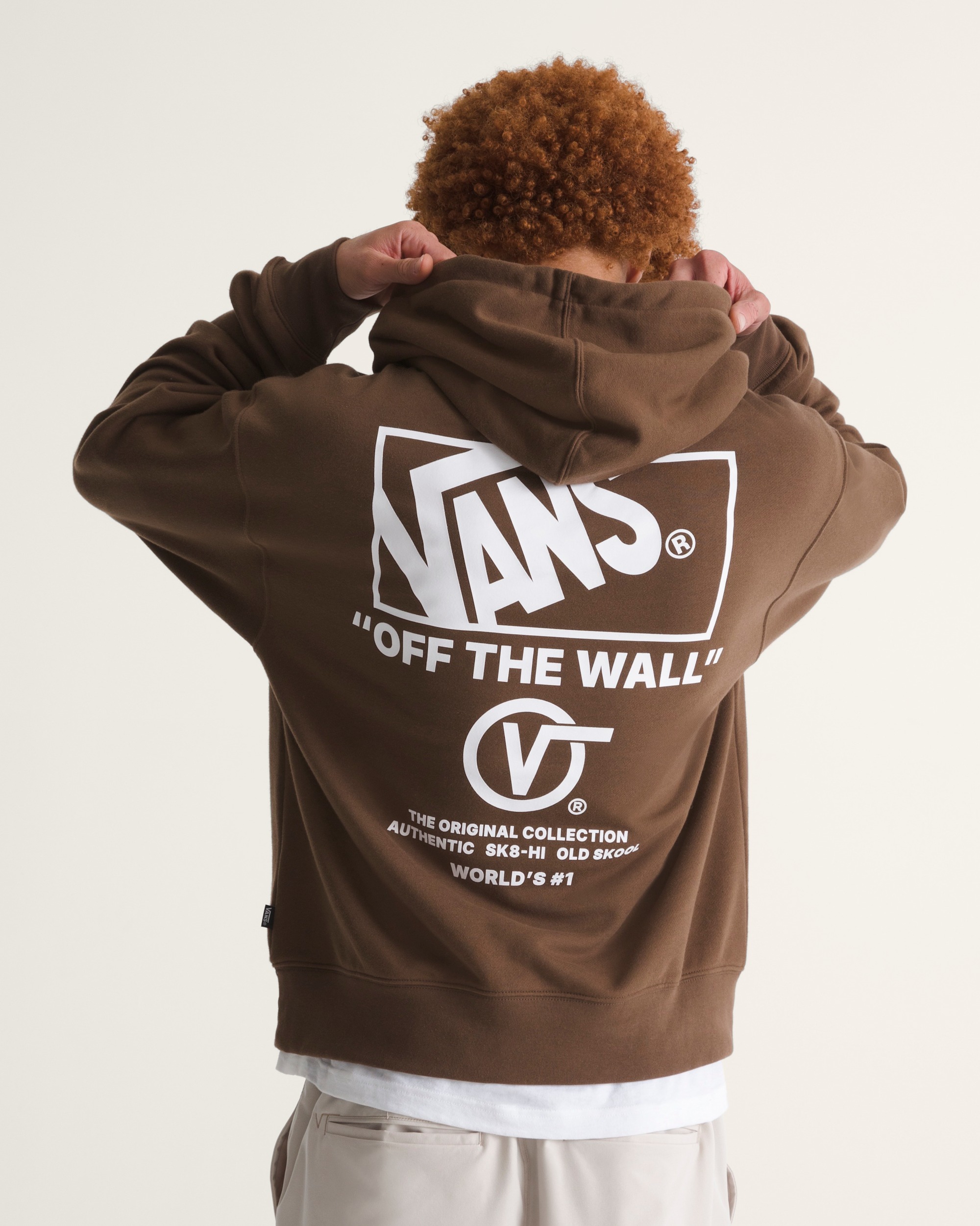 Stacked Hi Pullover Hoodie VANS Vintage Cocoa Brown ALT3
