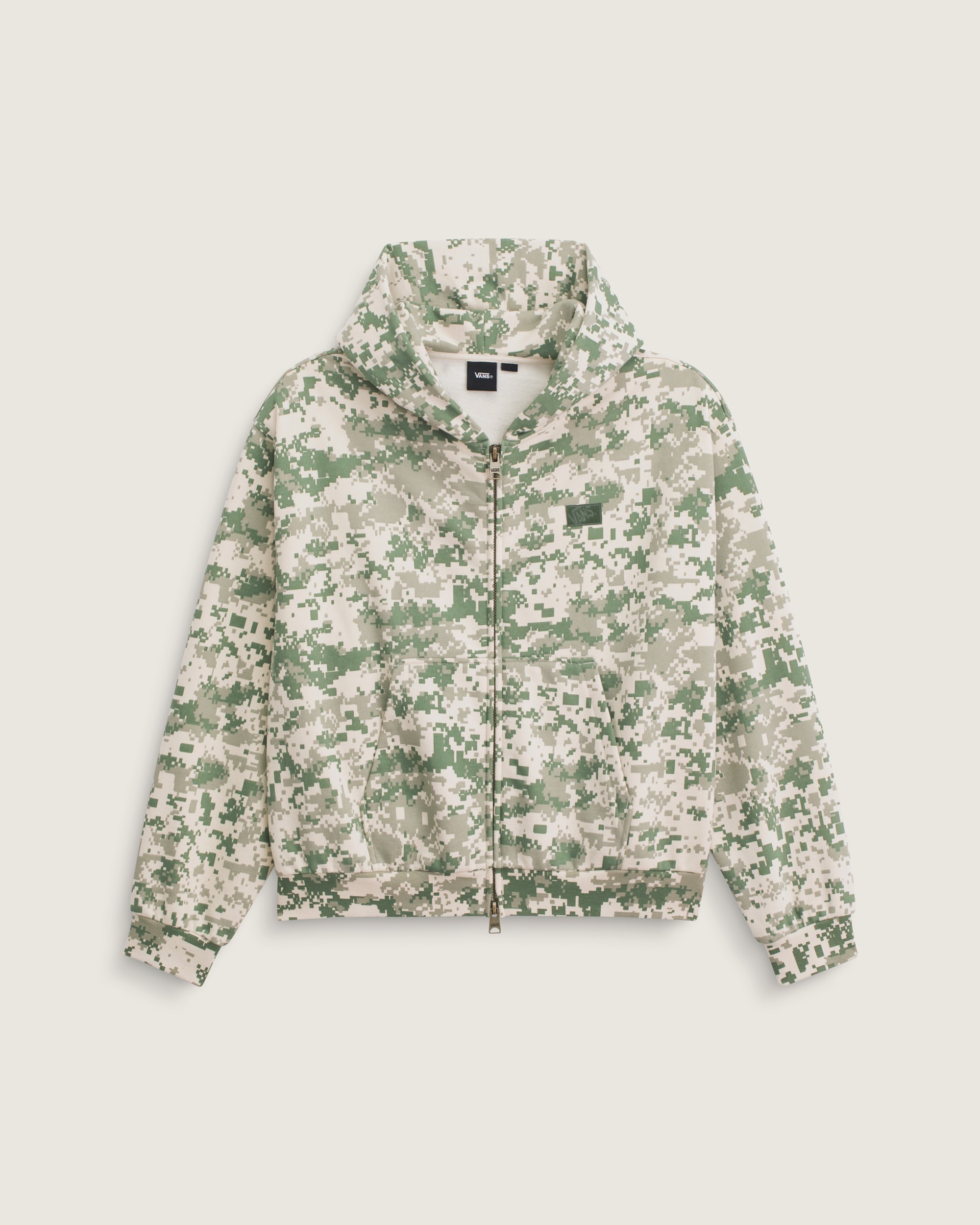 Premium Zip Hoodie VANS Digi Camo Green HERO