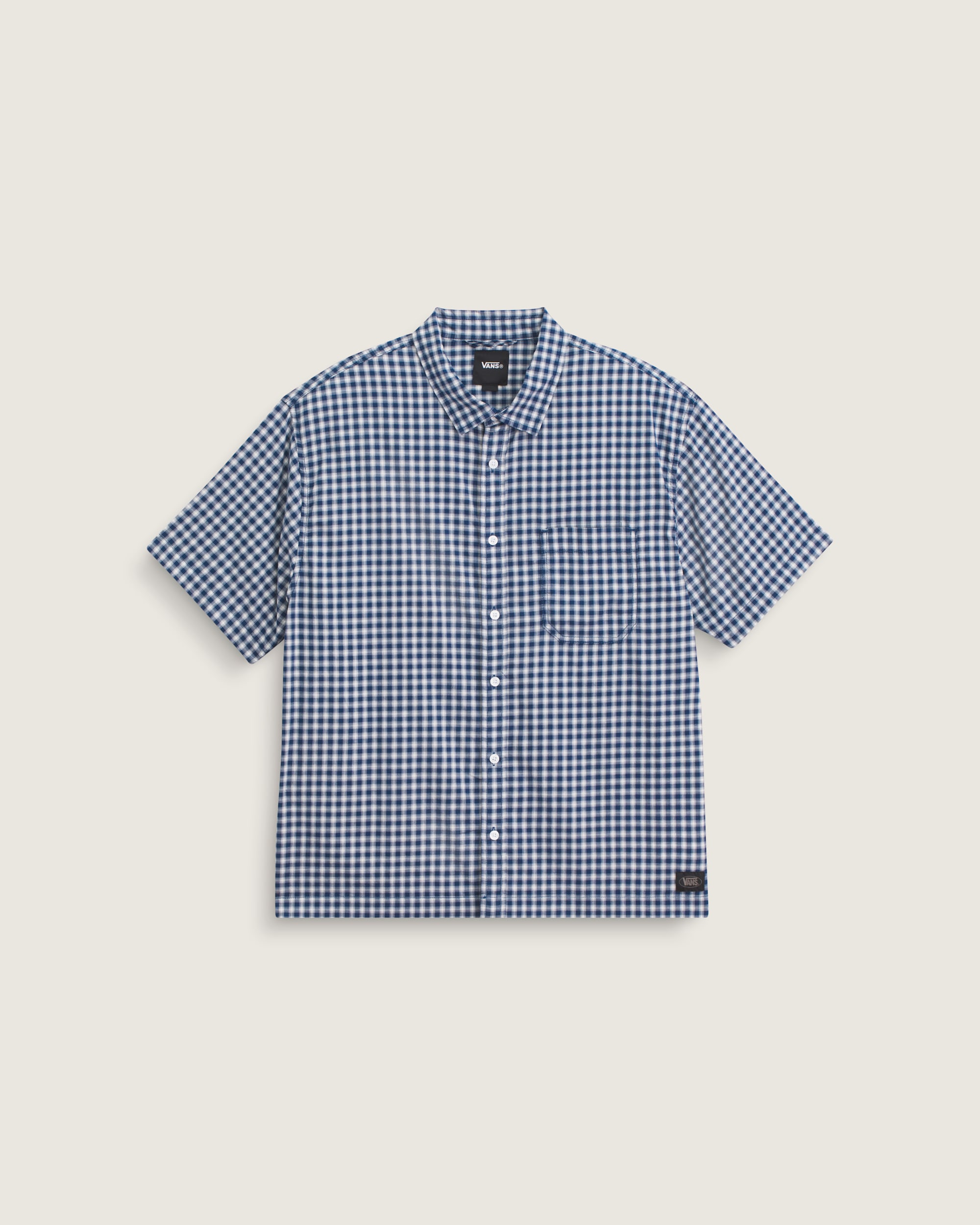 Larkspur Mini Plaid Shirt VANS Deep Indigo Blue HERO