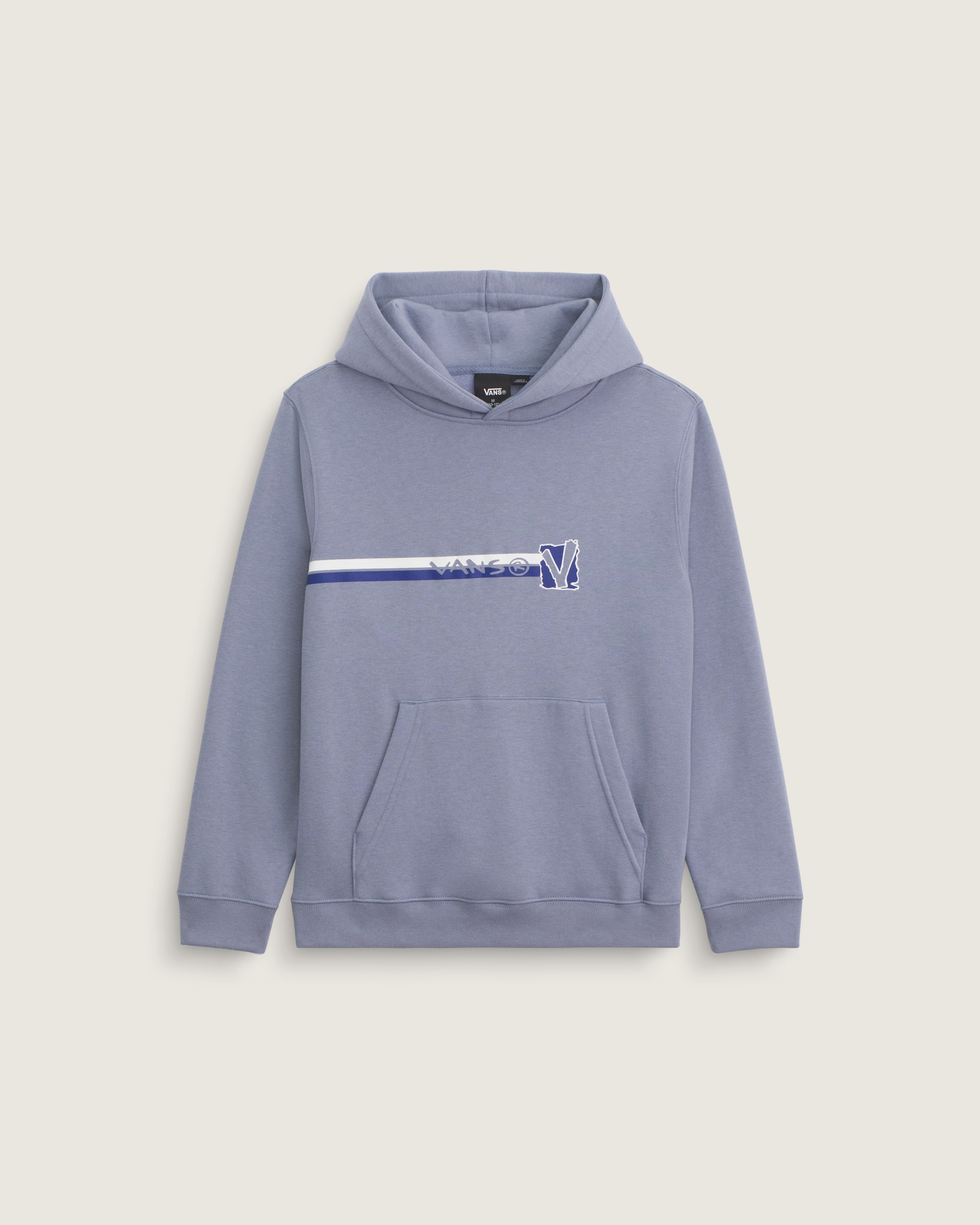 Kids Original Vee Pullover Hoodie VANS Glacial Slate Blue HERO
