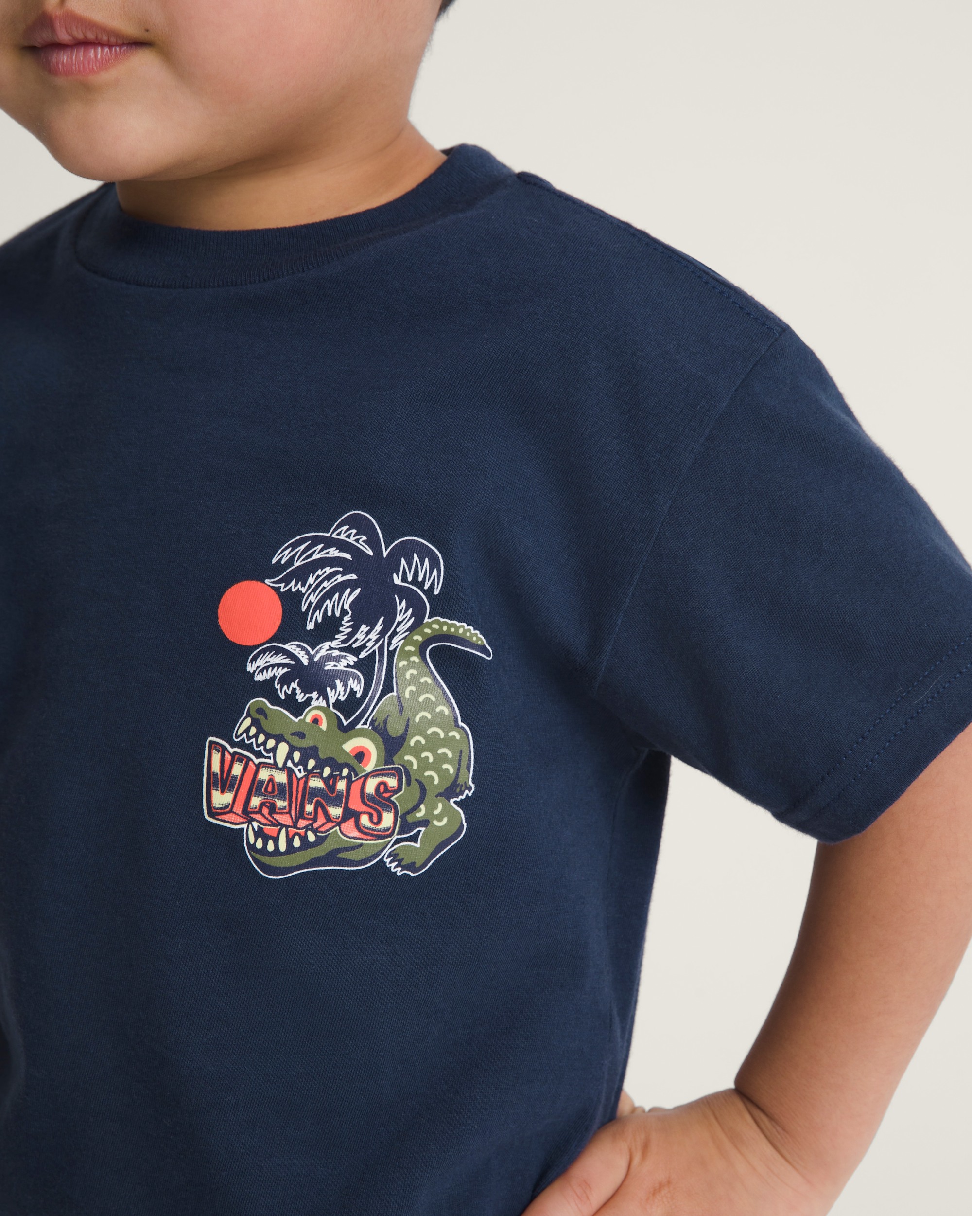 Little Kids Hangry Croc TShirt VANS Dress Blues ALT4