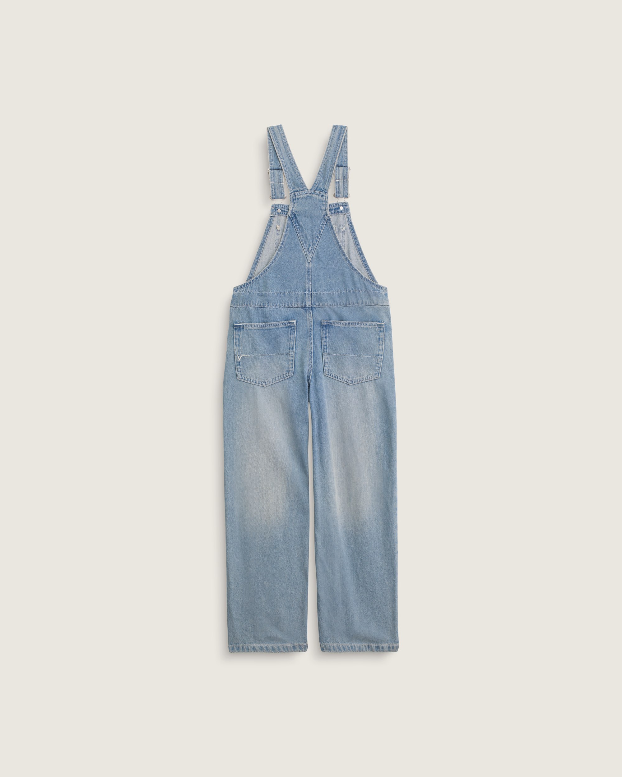 Kids Sirelle Denim Overalls VANS Stonewash Blue ALT1
