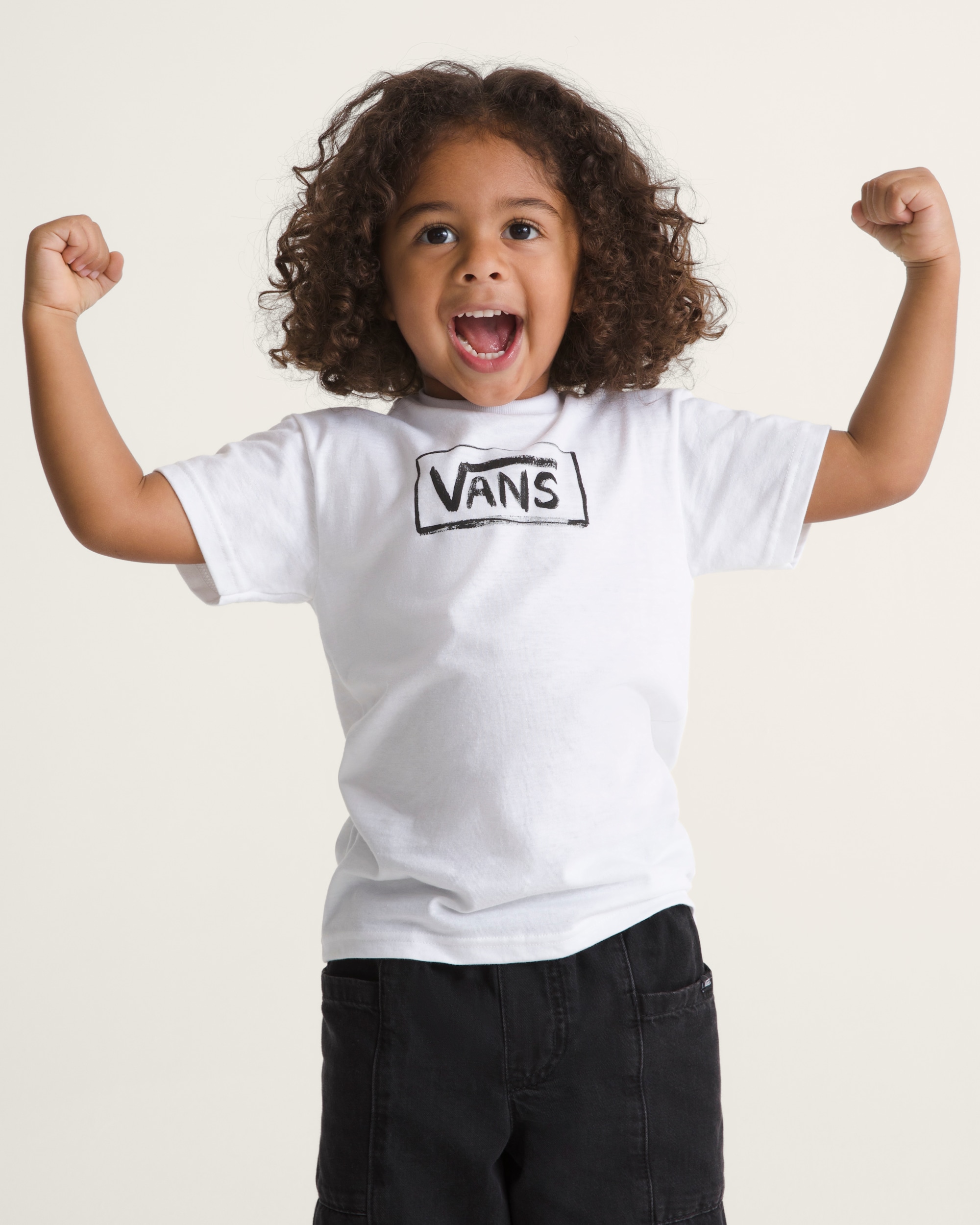 Little Kids Vans On Canvas TShirt VANS White ALT2