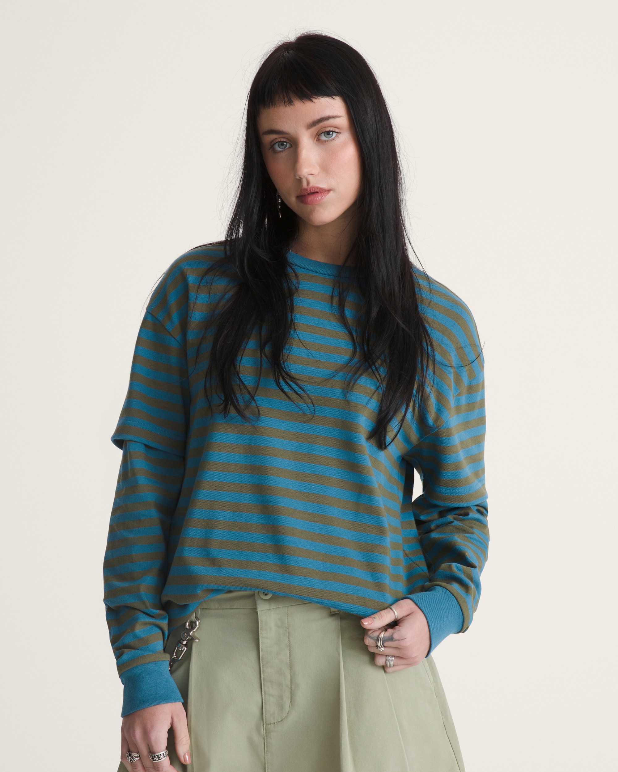 Twofer Shirt VANS Stv Navy Blue ALT2