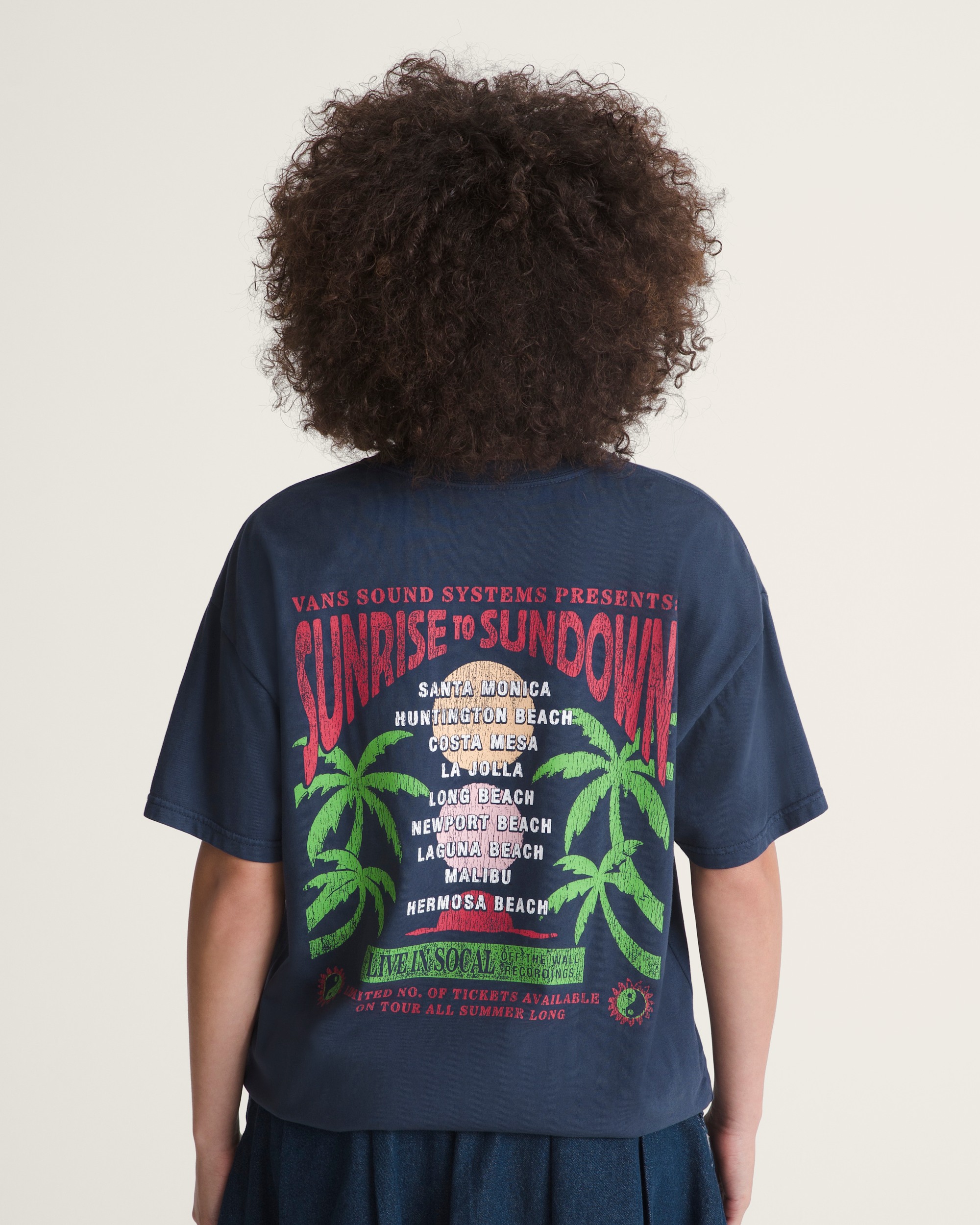 Sunrise to Sundown TShirt VANS Dress Blues ALT3