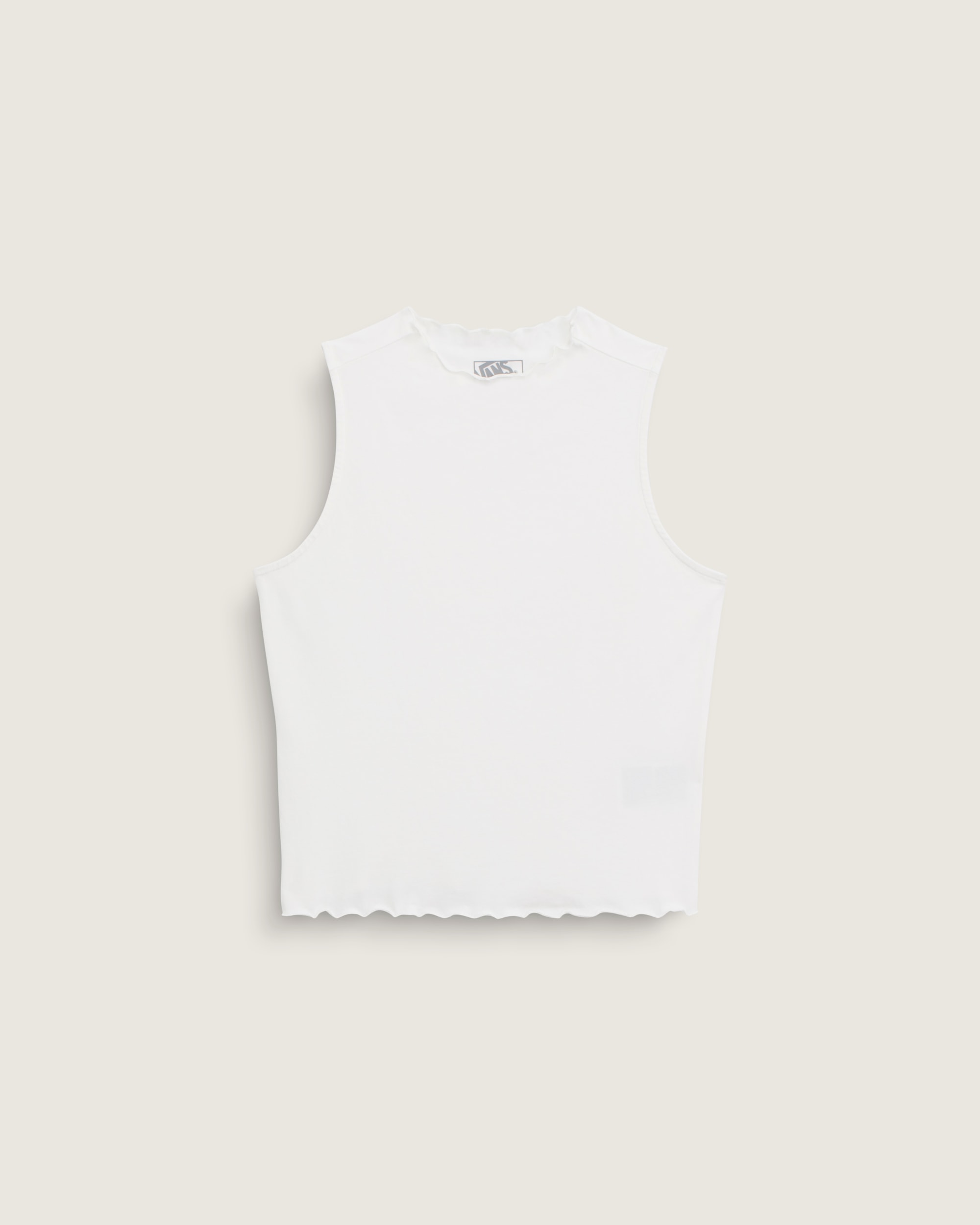 Mock Neck Tank Top VANS White HERO