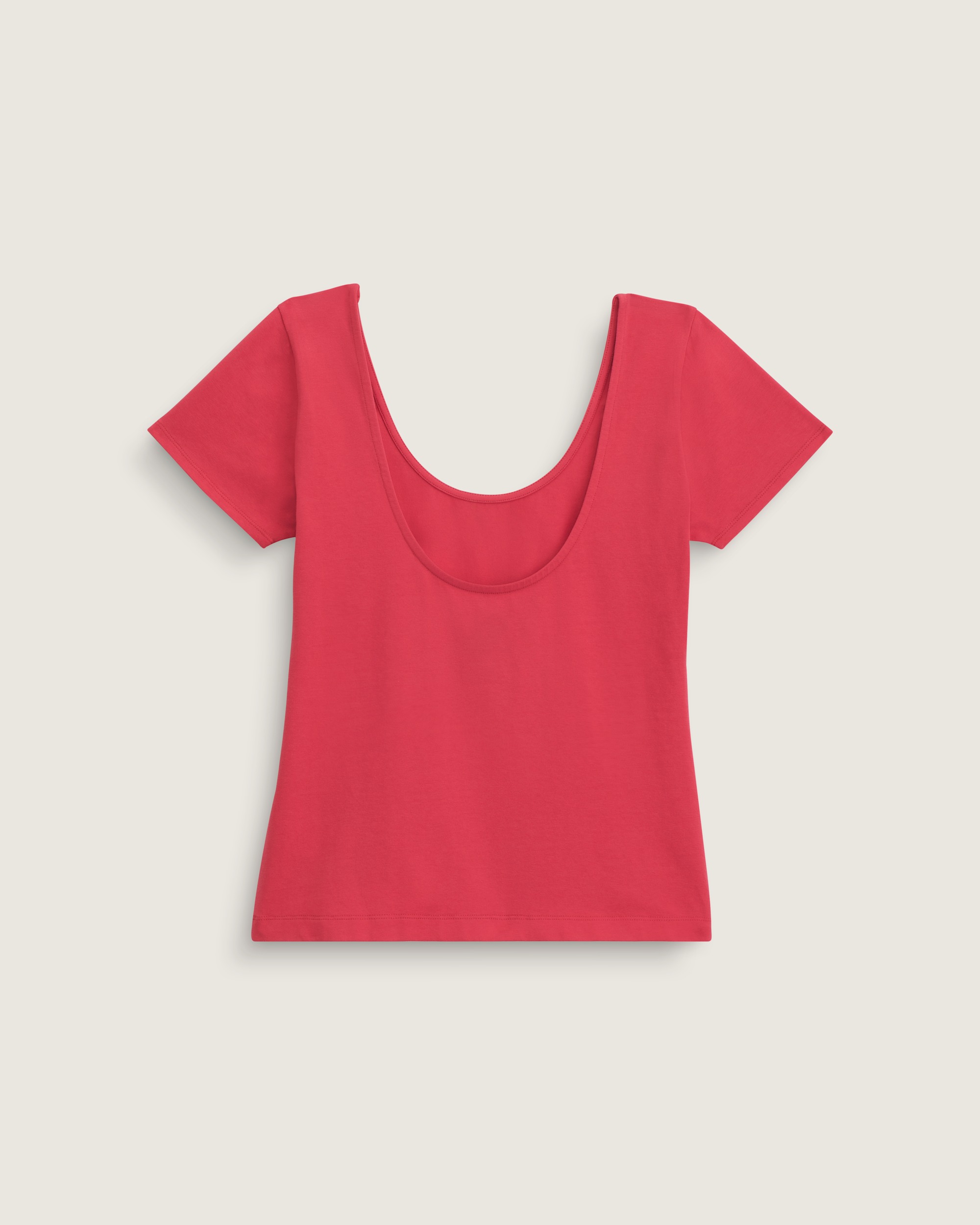 Double Scoop TShirt VANS Crimson Haze Red ALT1