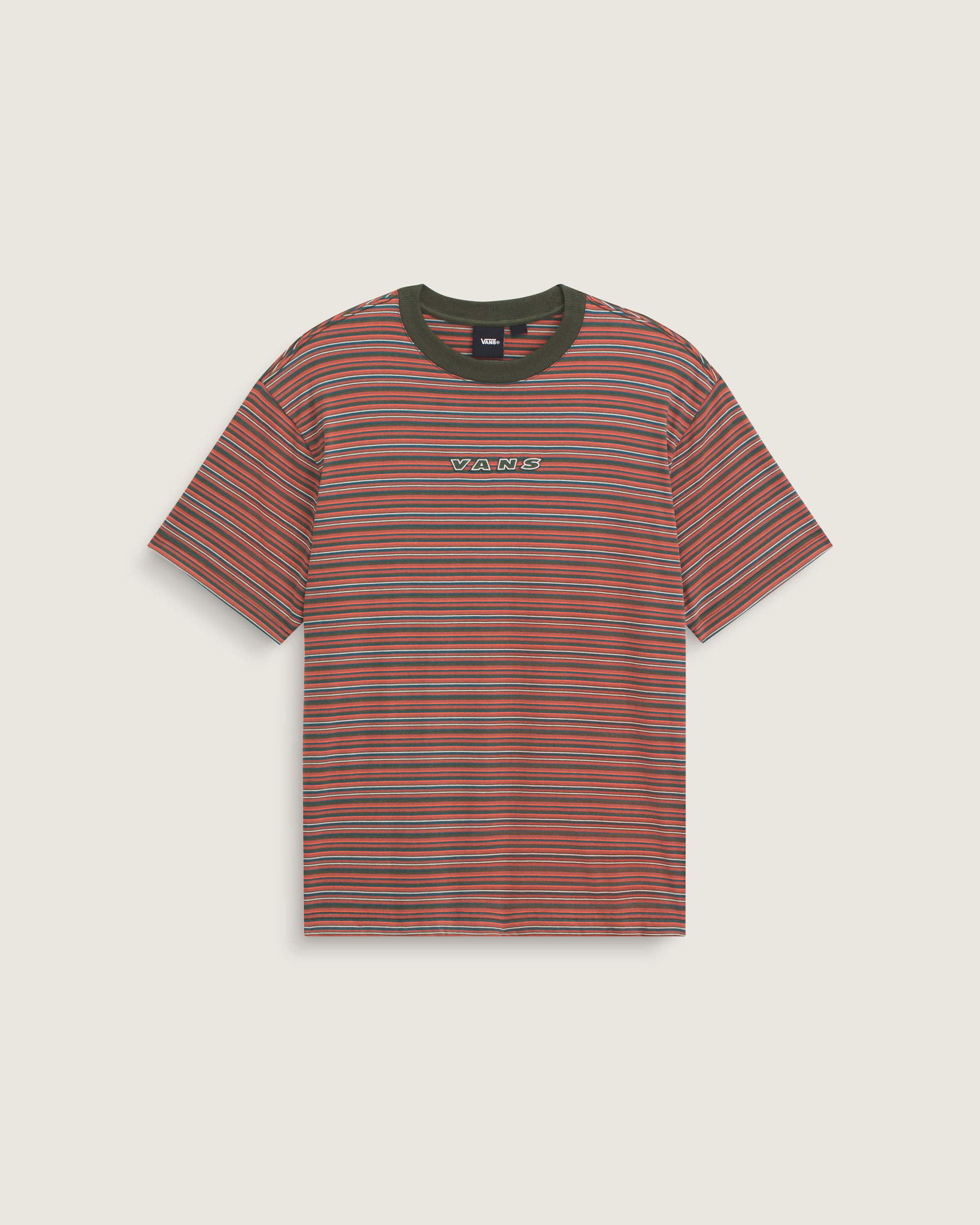 Cameron Stripe Knit Shirt VANS Obsidian FernLight Bronze HERO