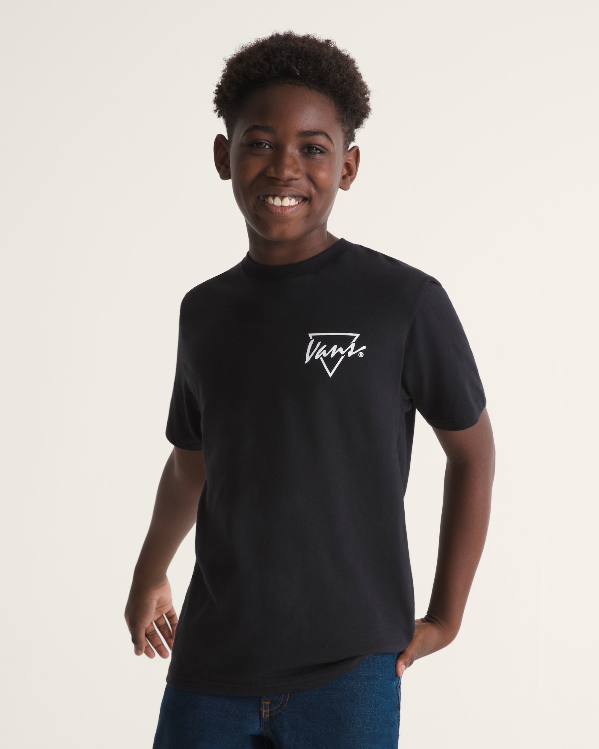 Kids Palm Drive TShirt VANS Black ALT2
