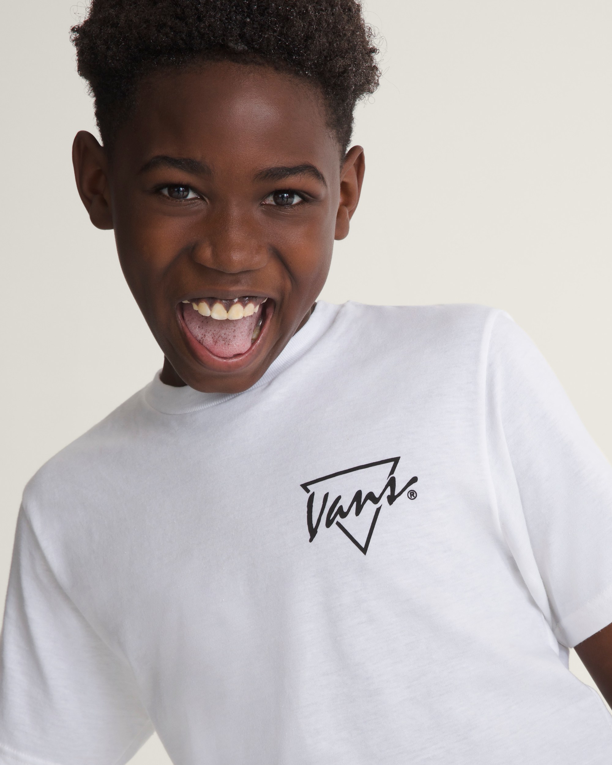 Kids Palm Drive TShirt VANS White ALT4