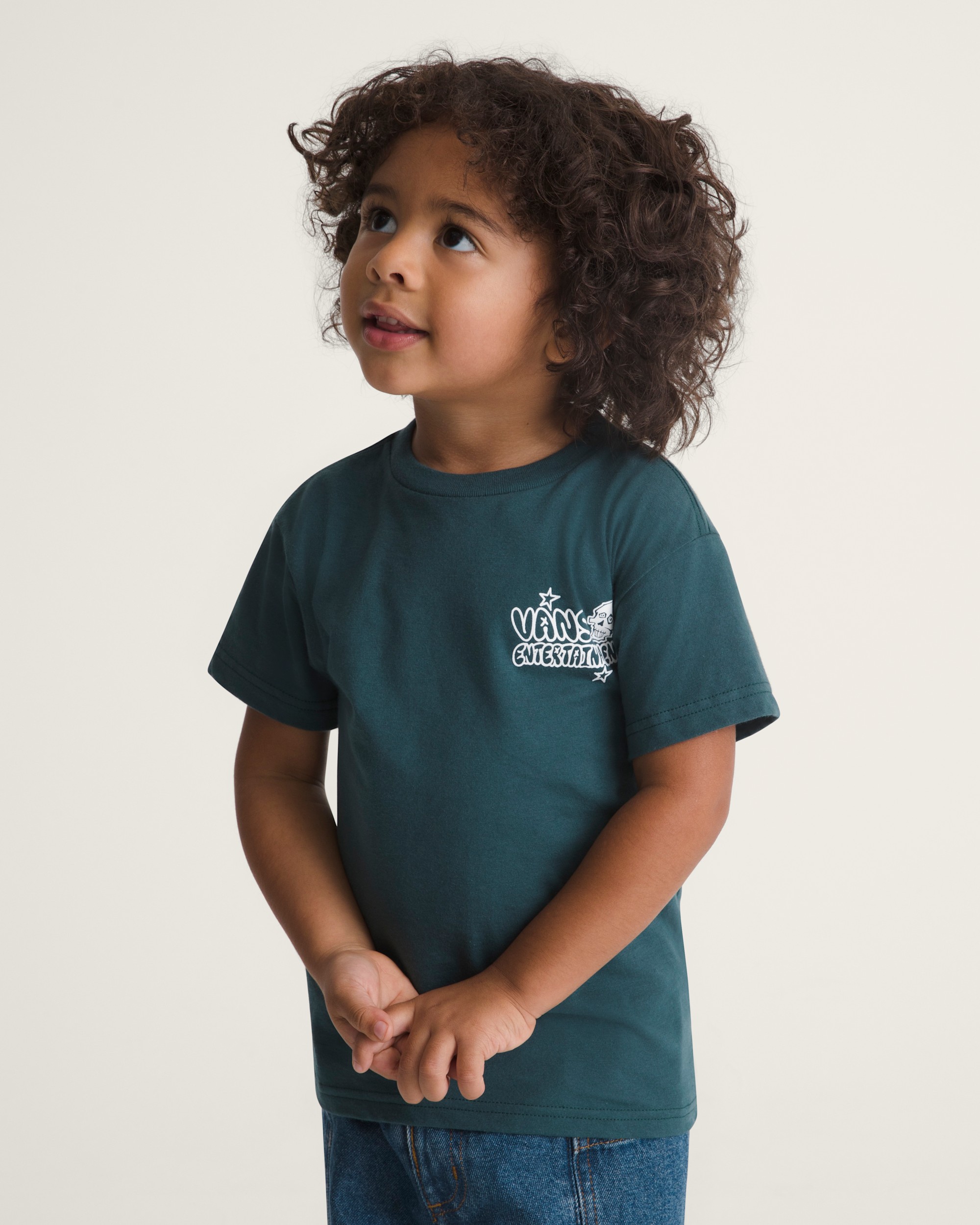 Little Kids Vans Entertainment TShirt VANS Mossy Olive Green ALT2