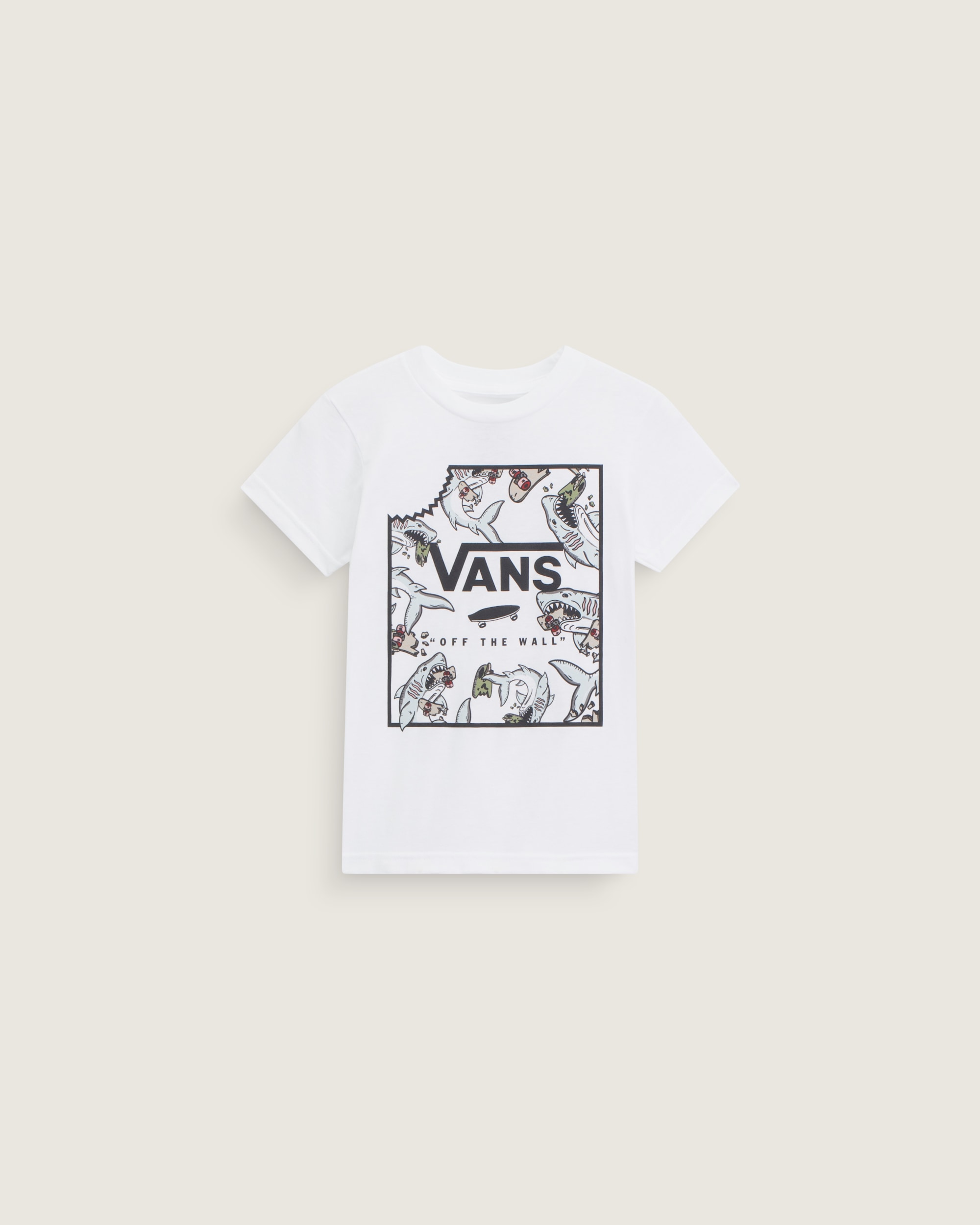 Kids Little Shark Bite TShirt VANS White HERO