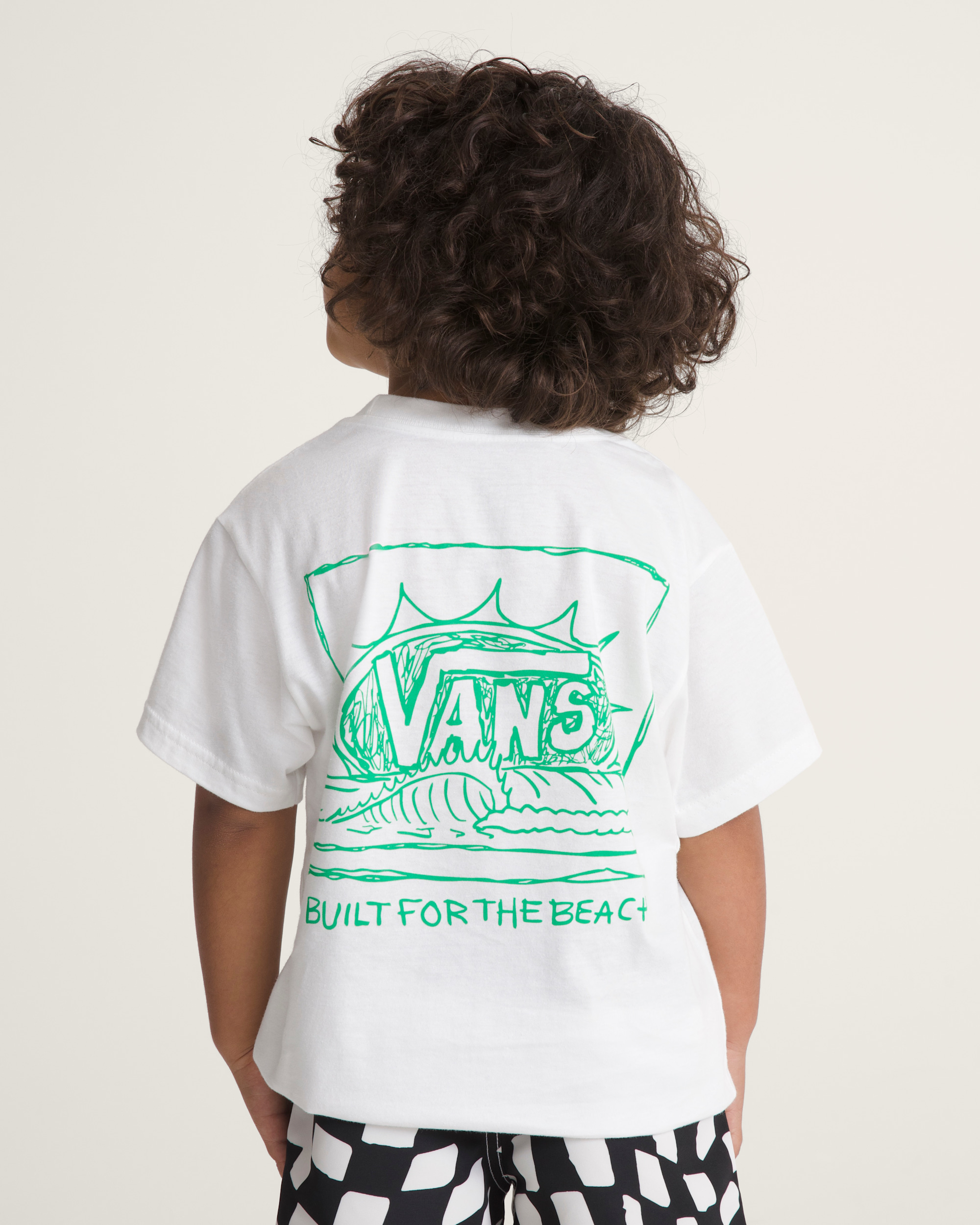 Little Kids Bright Day TShirt VANS White ALT3