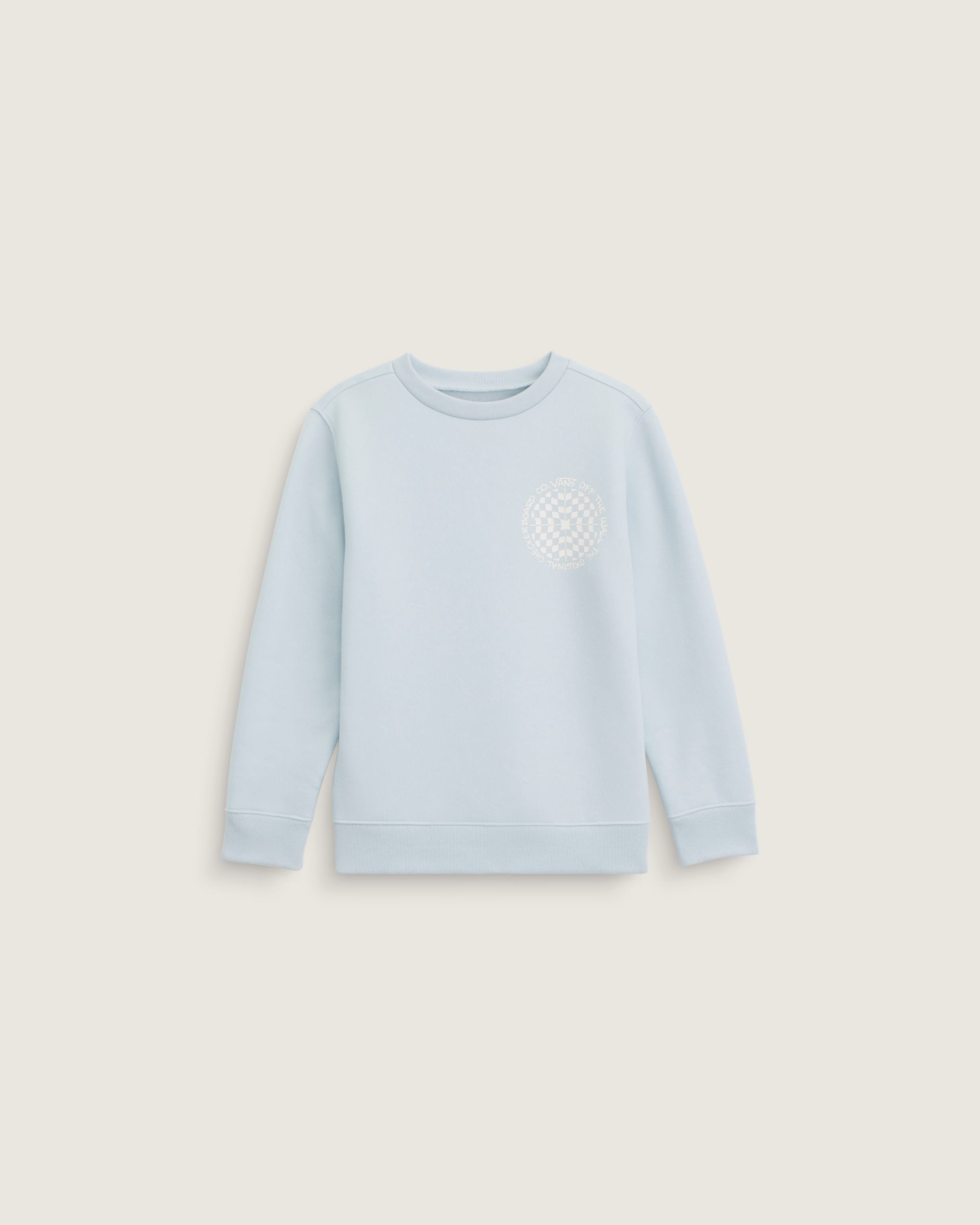 Little Kids Vertigo Vans Crew Sweatshirt VANS Dawn Mist Blue ALT1