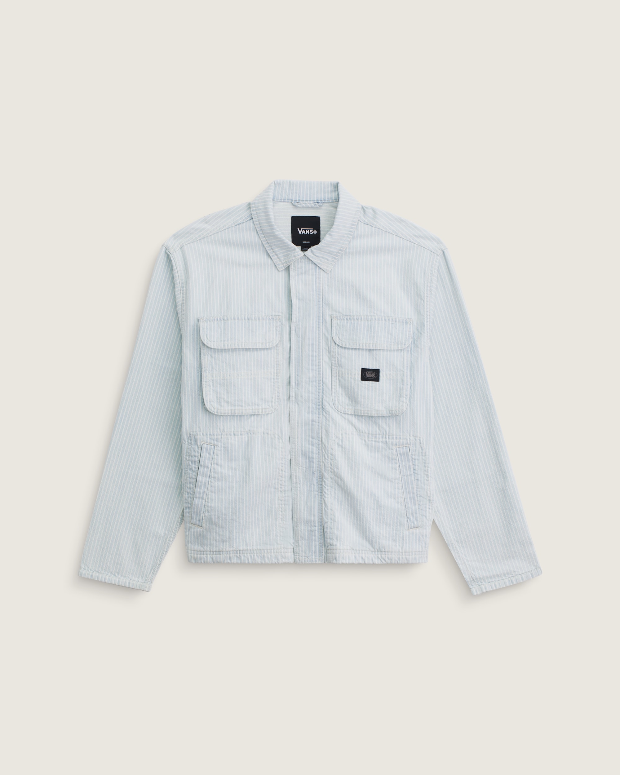 Umber Denim Stripe Jacket VANS Ice Stripe Blue HERO