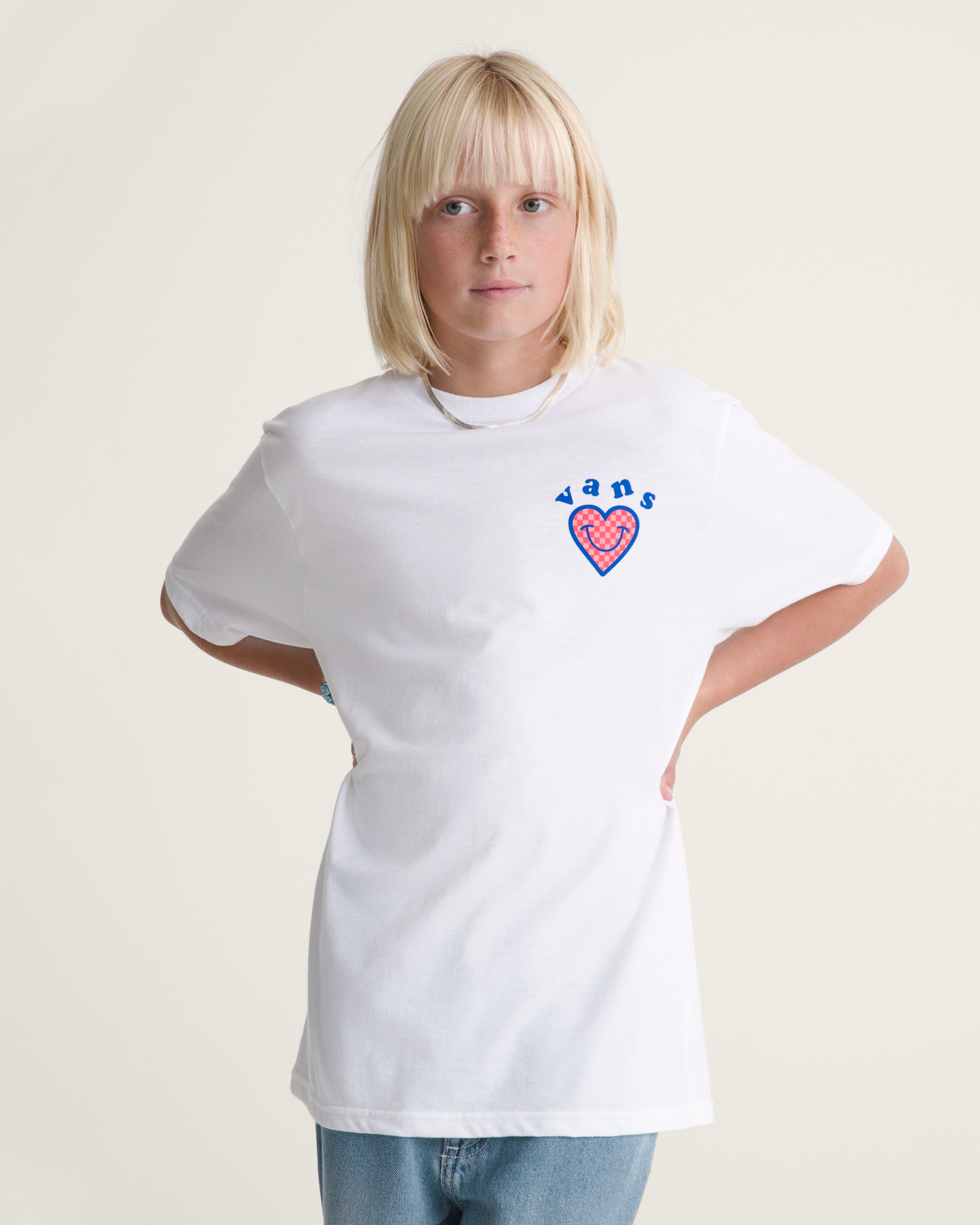 Kids Have a Vans Day TShirt VANS White ALT2