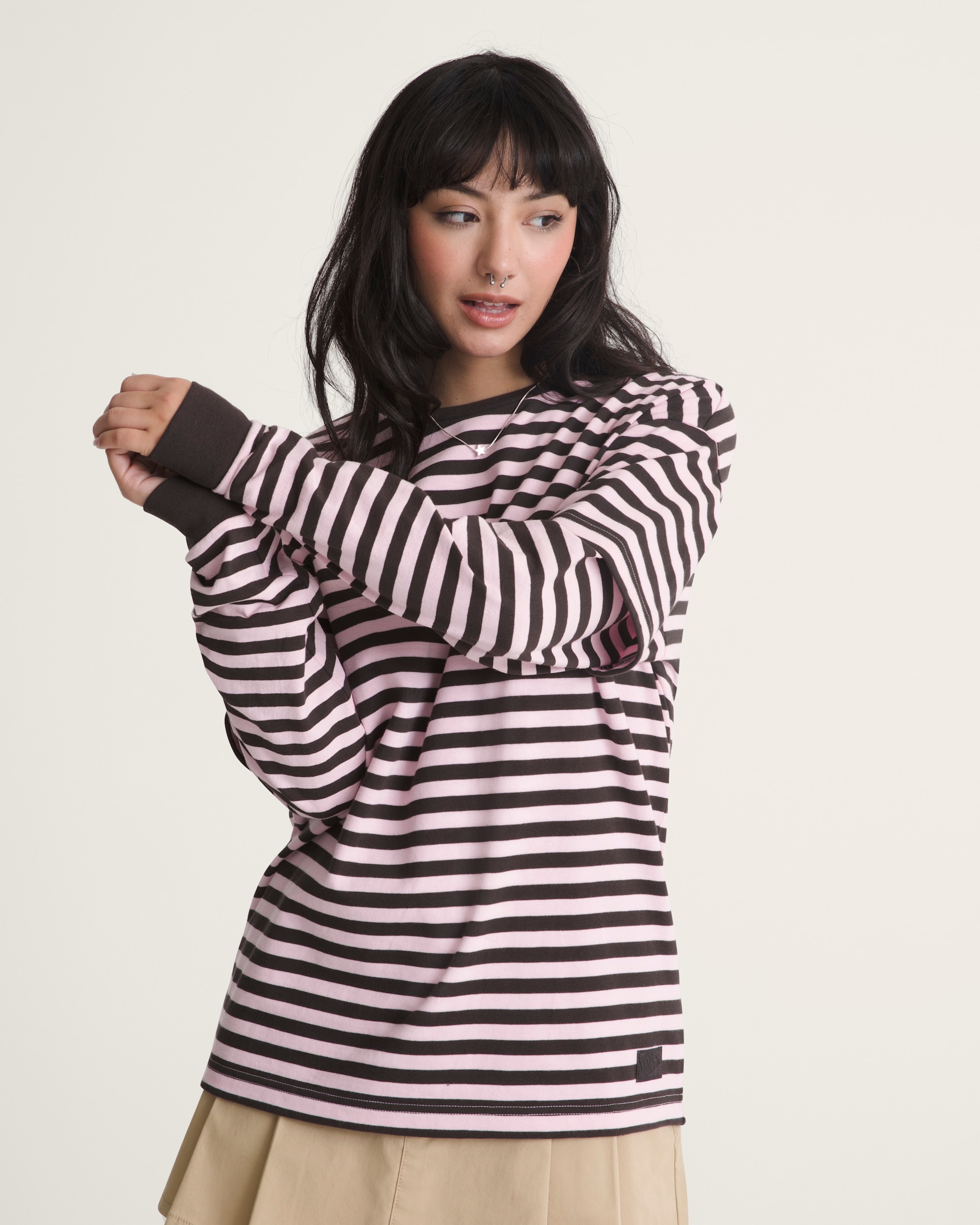 Twofer Shirt VANS Coral Blush Pink ALT2