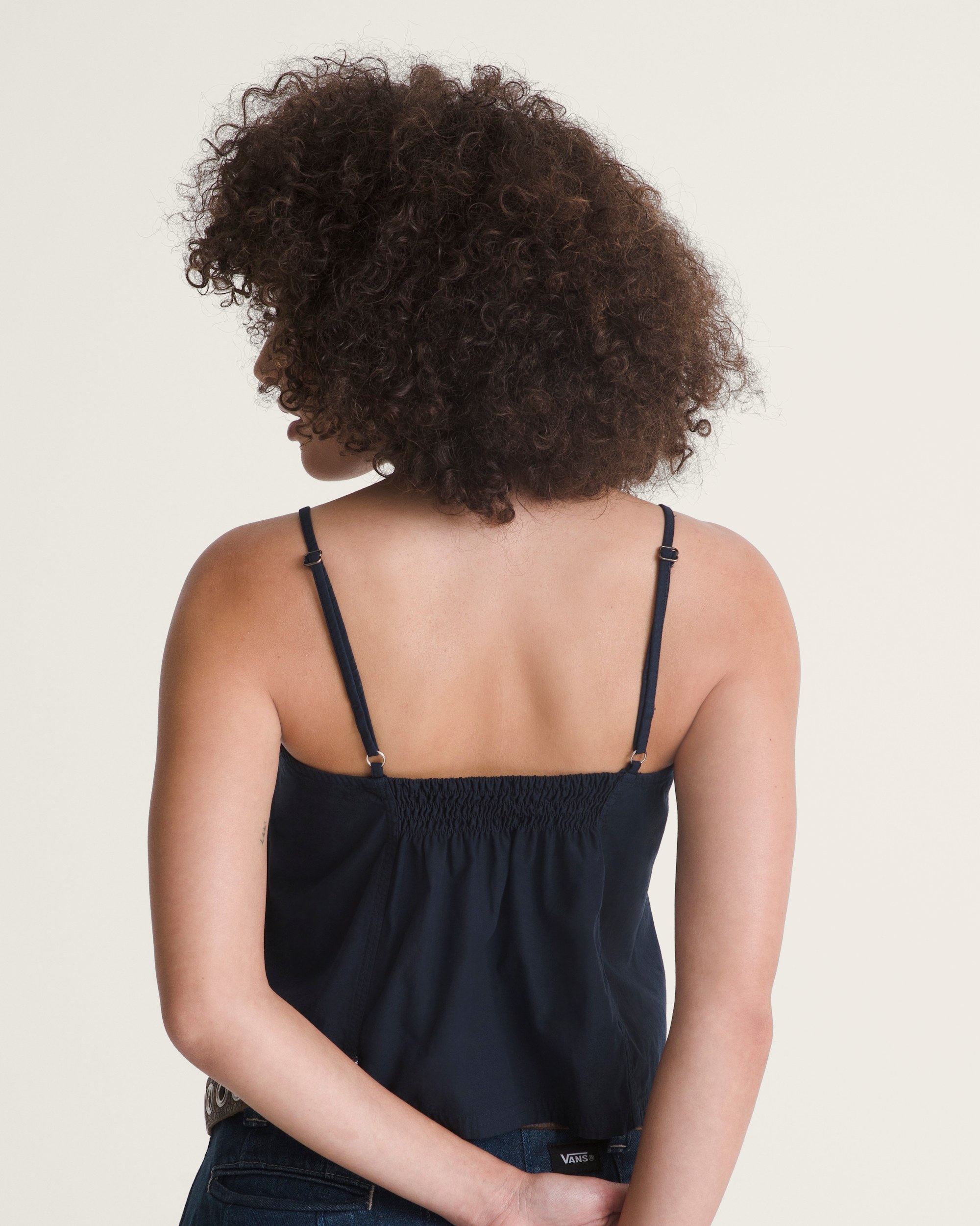 Crop Cami Tank Top VANS Parisian Night Blue ALT3