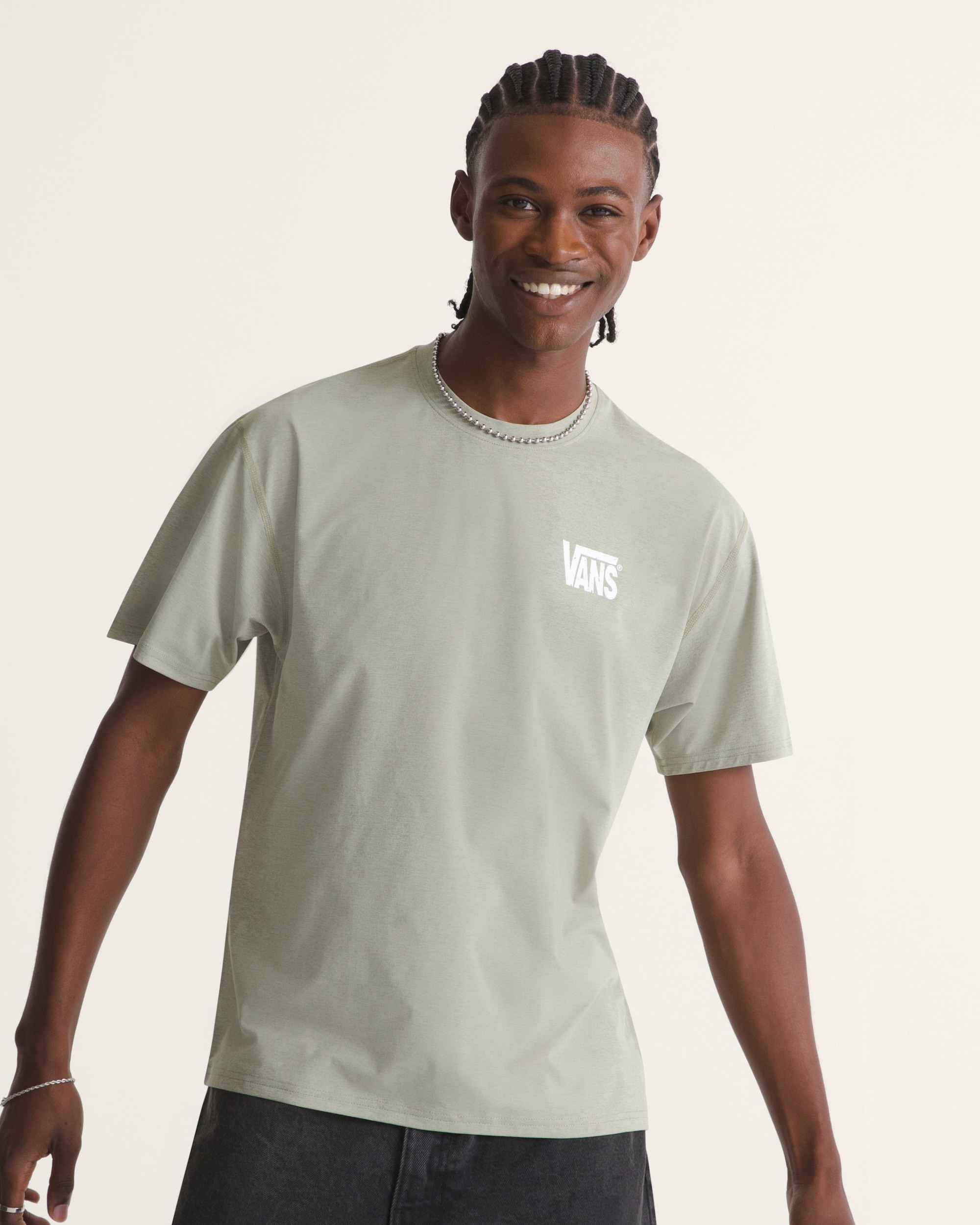 Outline Hybrid TShirt VANS Soft Sage Green ALT2