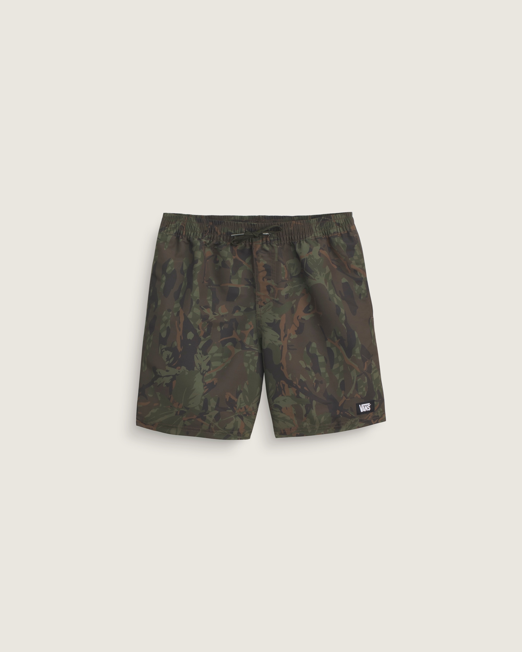 Kids Primary II Printed Elastic Boardshorts VANS Obsidian Fern Green HERO