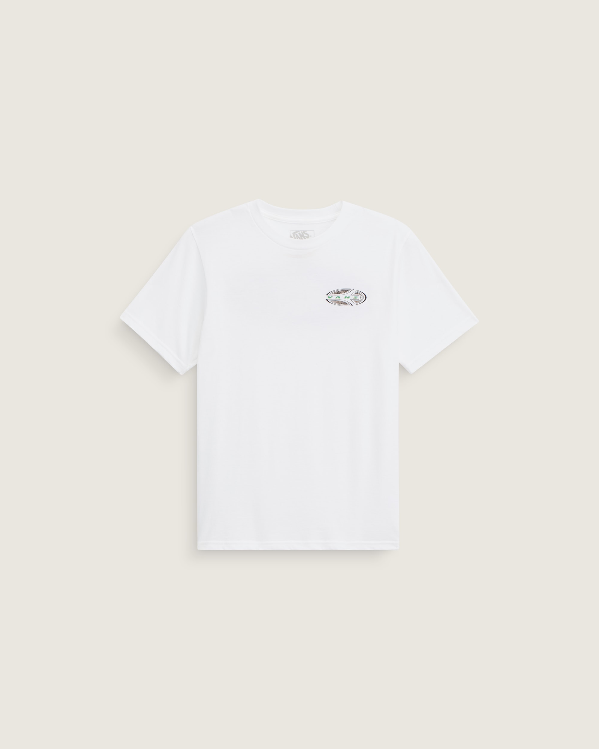 Kids Camo Oval TShirt VANS White ALT1