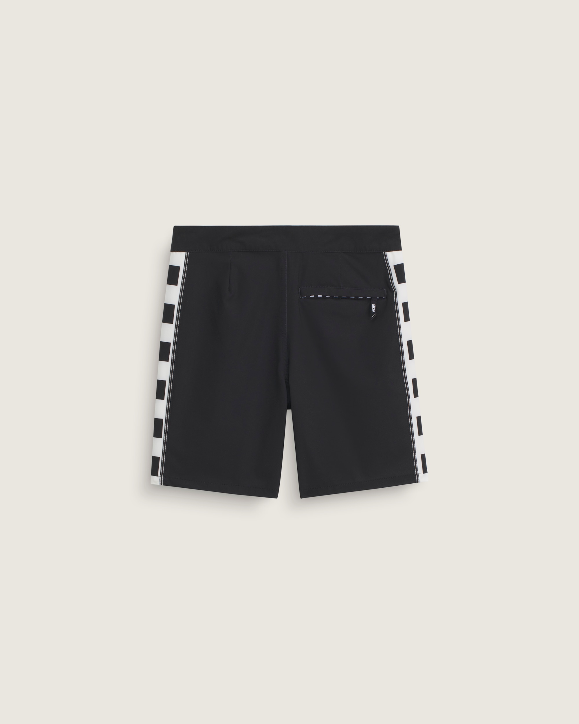 Kids New Daily Sideline Boardshorts VANS Black  Marshmallow White ALT1