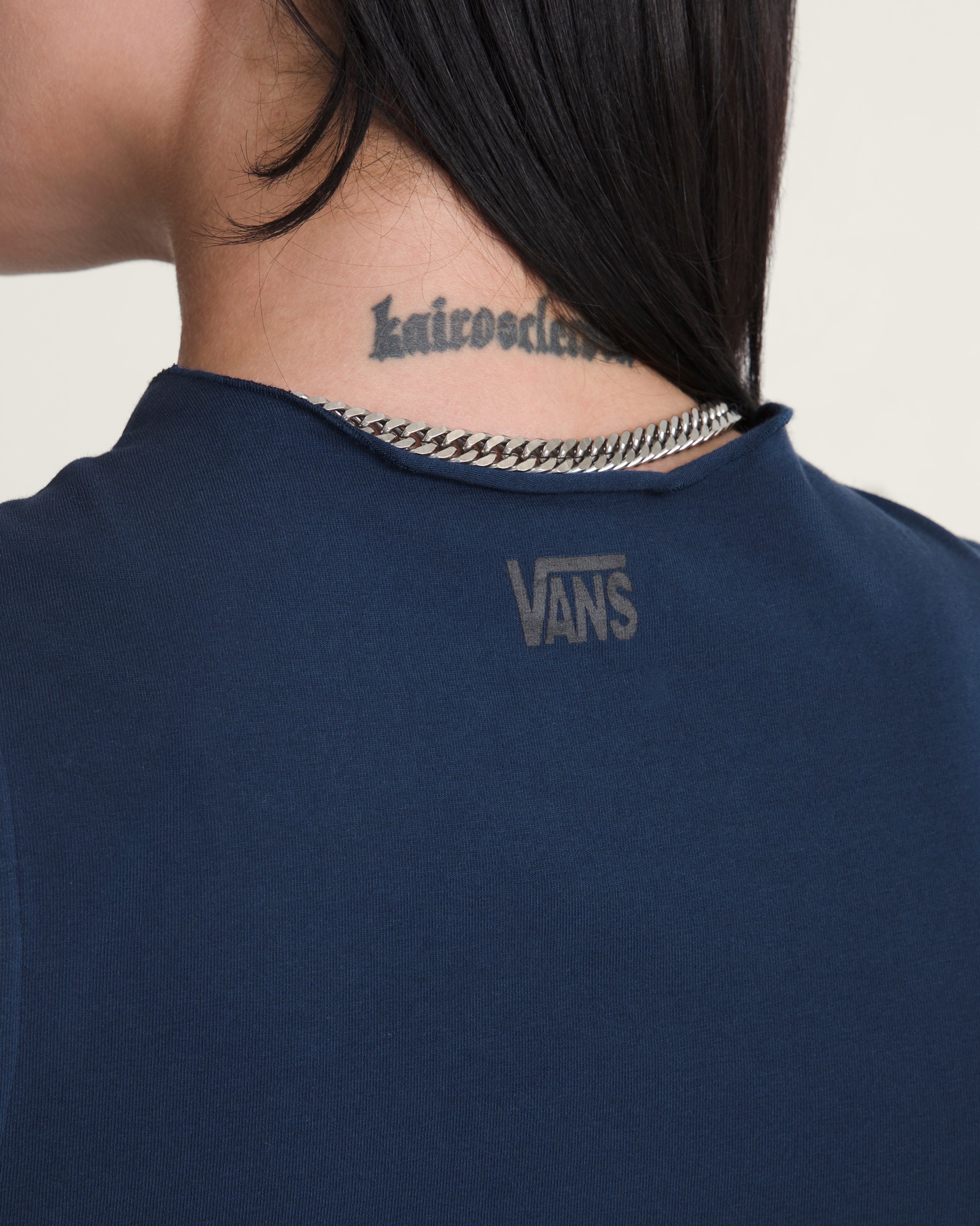 Mock Neck Tank Top VANS Dress Blues ALT4