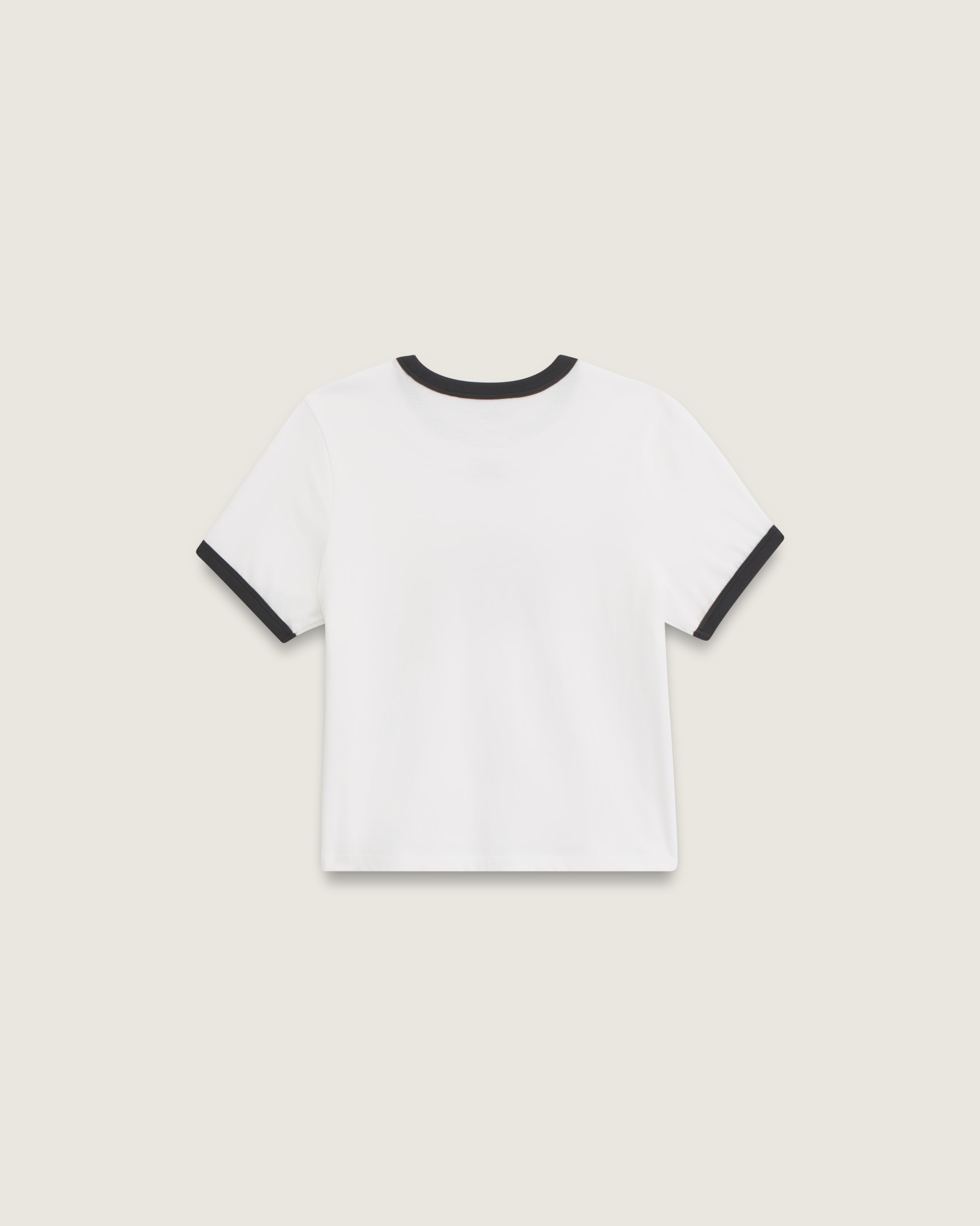 Kids Trademarked Ringer TShirt VANS White ALT1