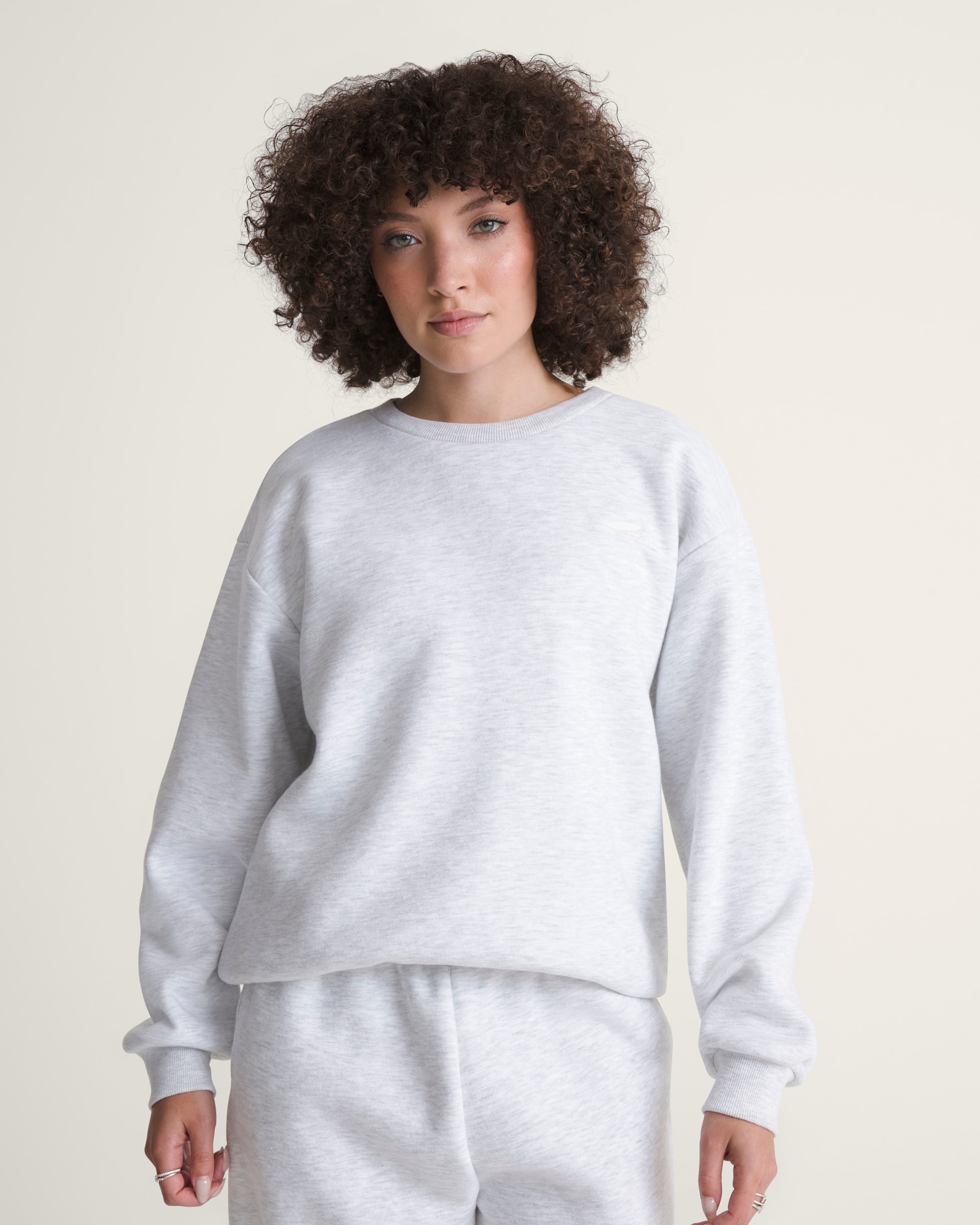 Salton Crew Sweatshirt VANS White Heather ALT2