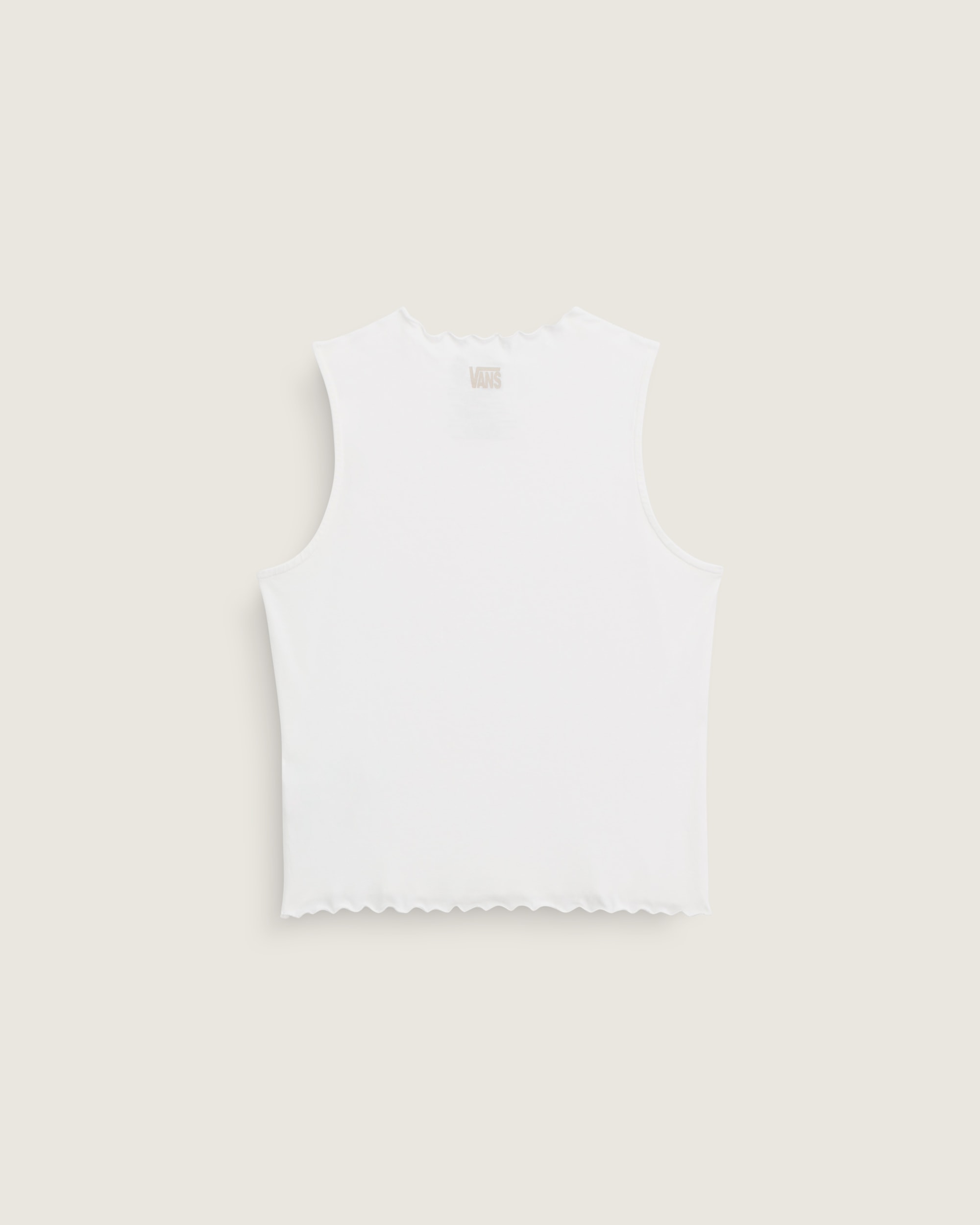 Mock Neck Tank Top VANS White ALT1