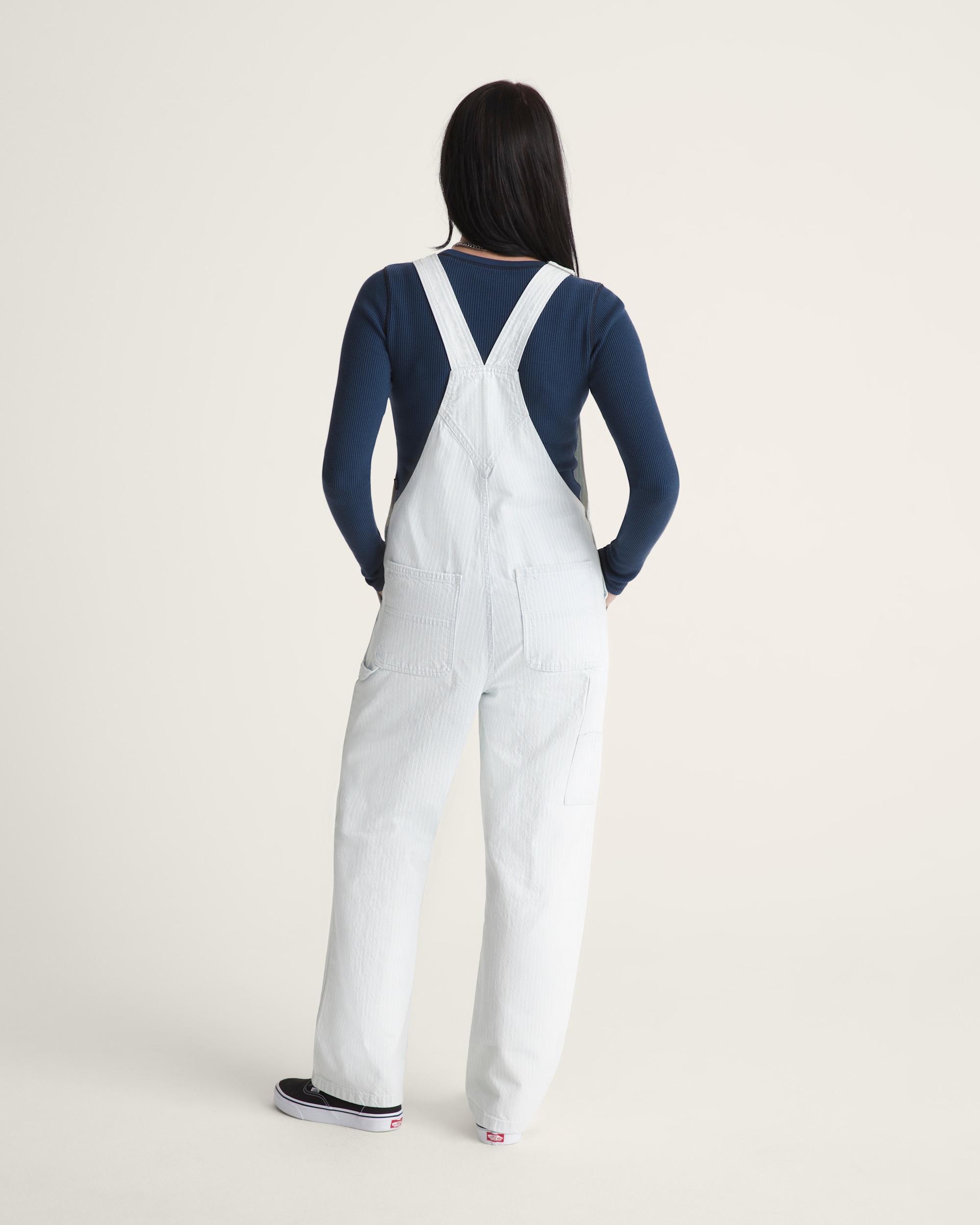 Chore Stripe Overall VANS Ice Stripe Blue ALT3