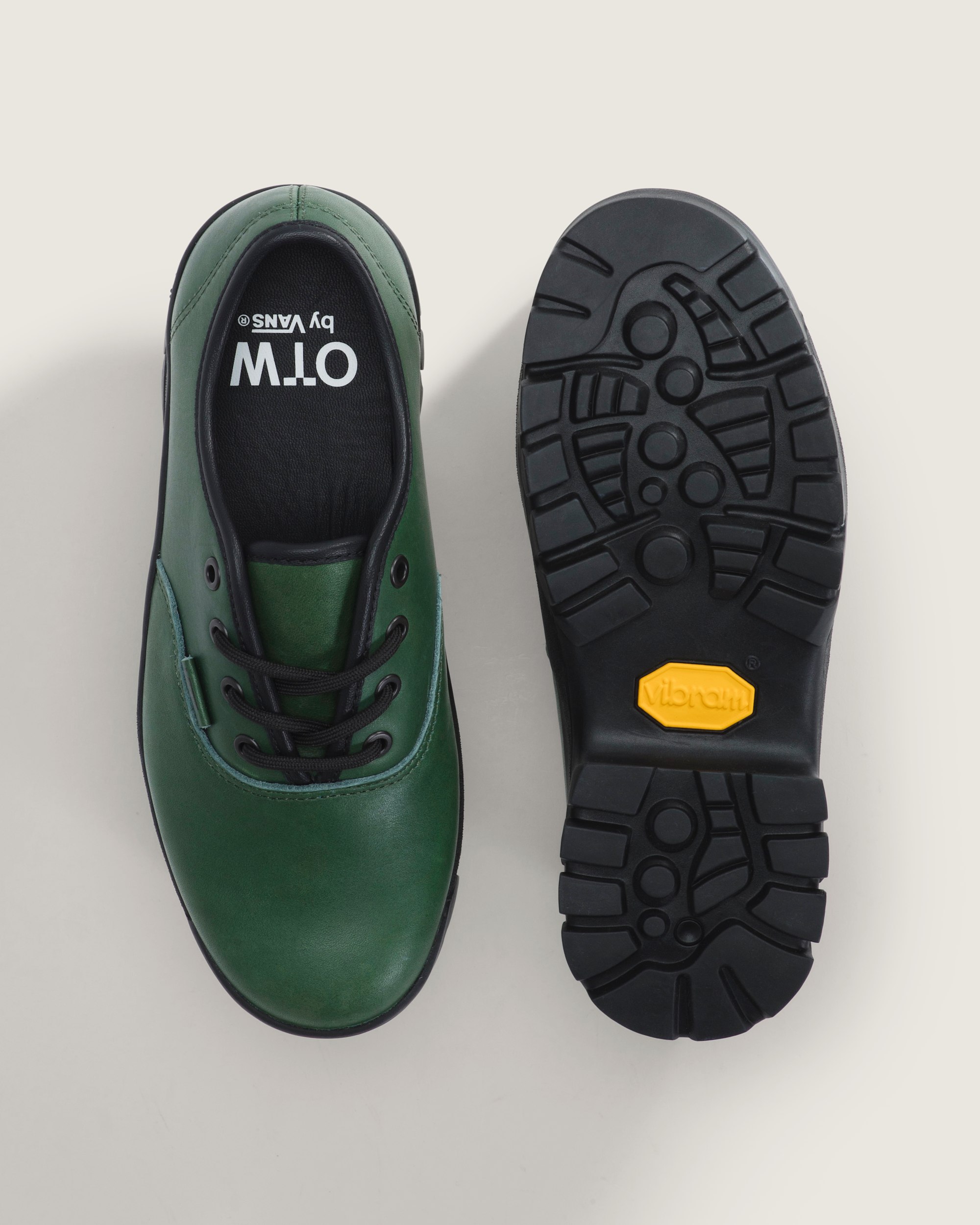 OTW Authentic Oxford VANS Horween Dark Green ALT2