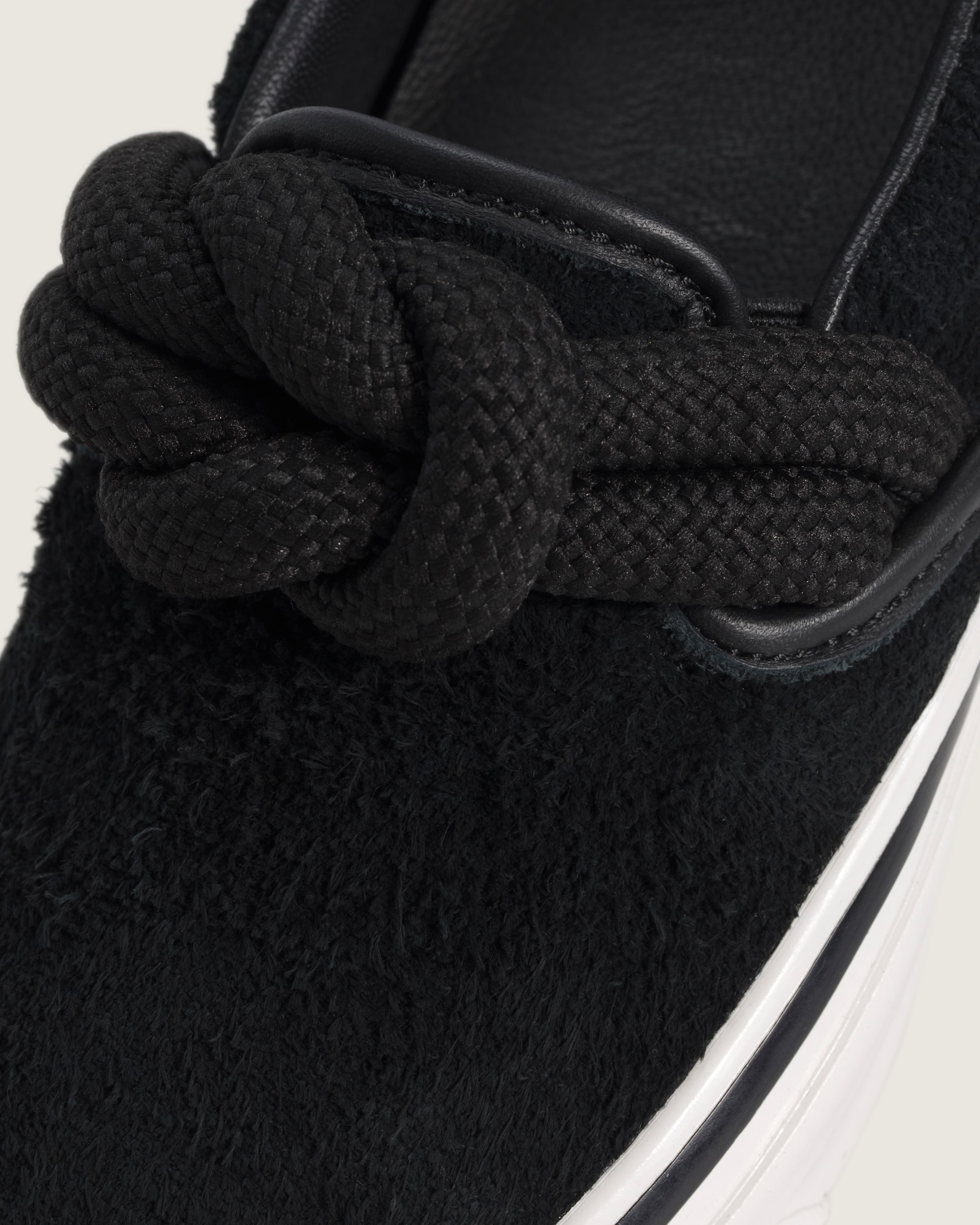 OTW SlipOn 98 Knot Vibram VANS Black  Off White ALT4