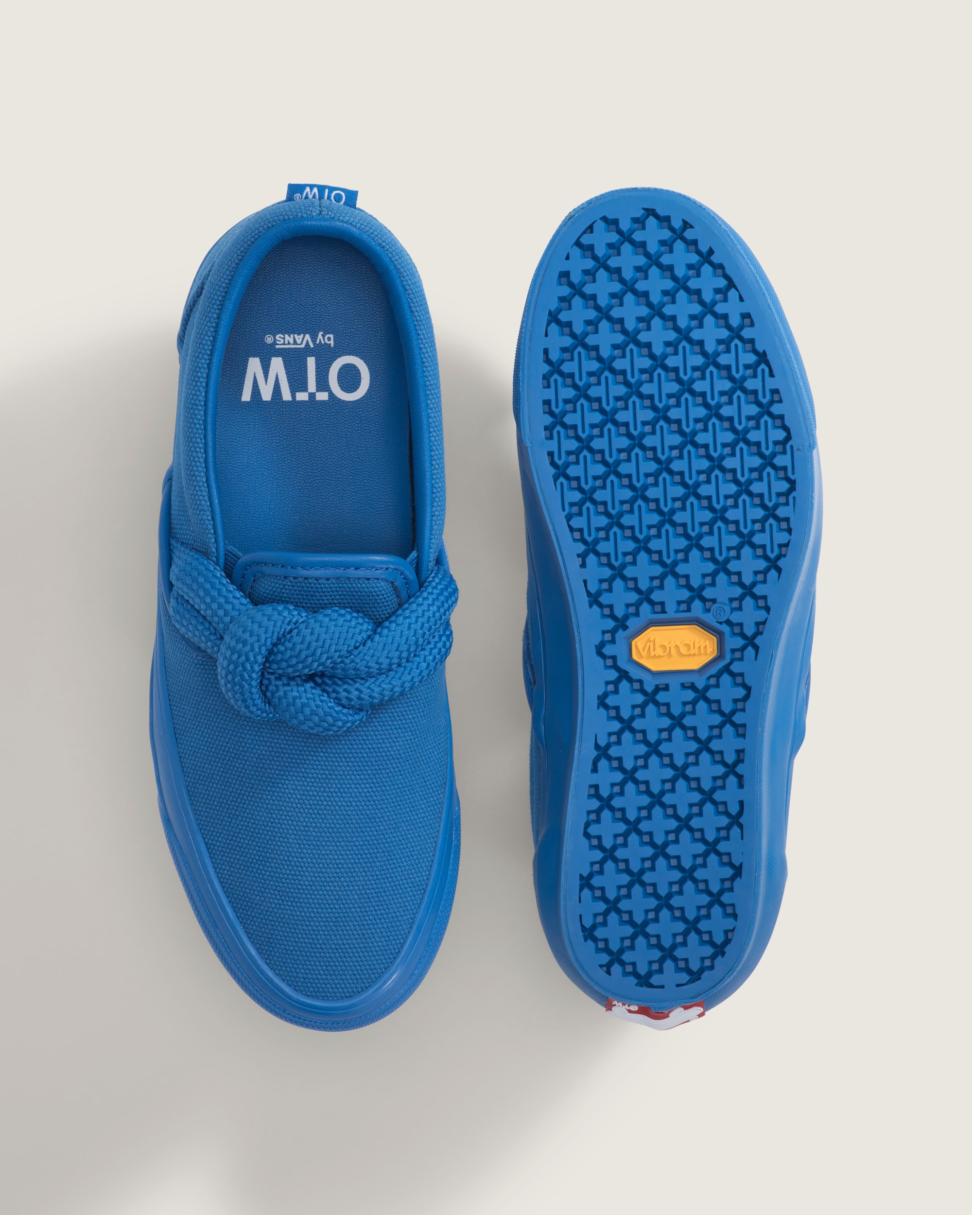 OTW SlipOn 98 Knot Vibram VANS Daphne Blue  White ALT2