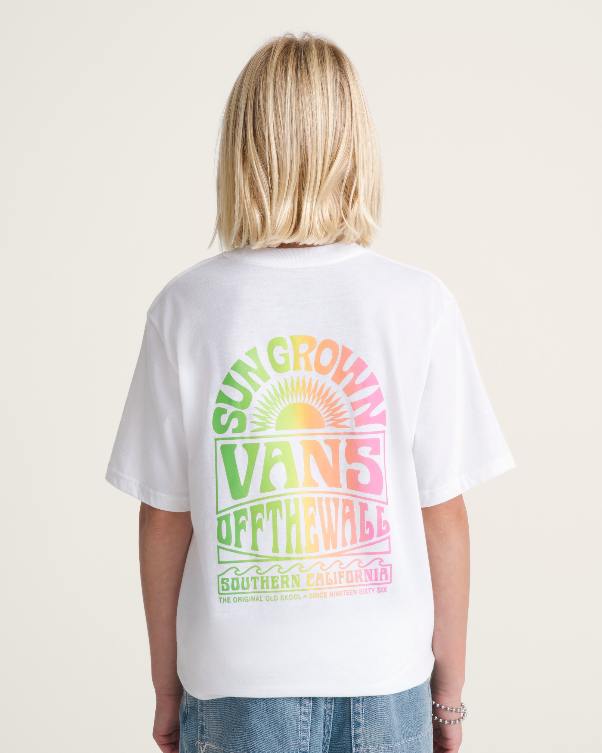 Kids Socalside Up TShirt VANS White ALT3